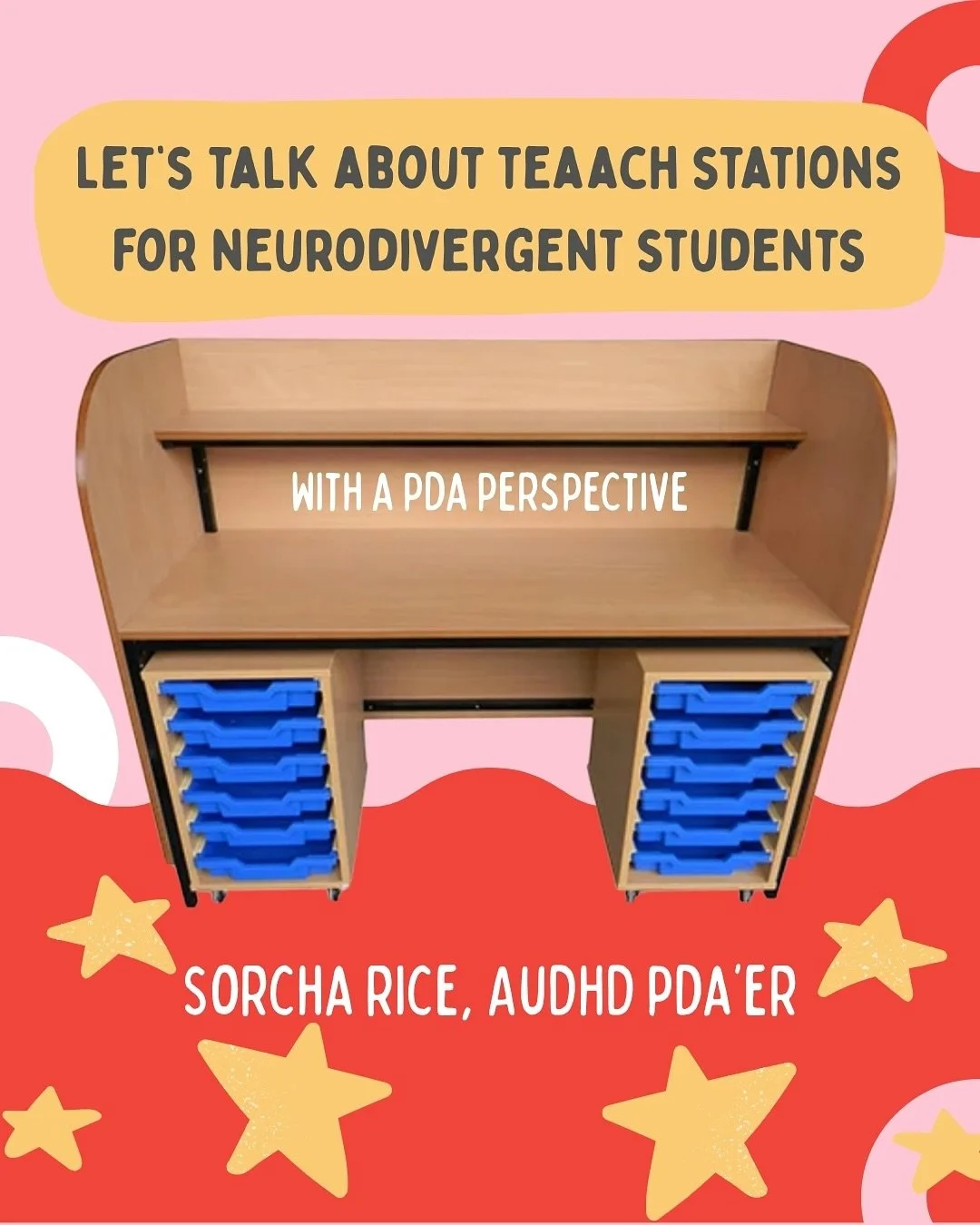 ✨ Let&rsquo;s talk about TEACCH stations ✨

You know those big desks with tall dividers that are often used in autism classes?

They&rsquo;re usually introduced to help children focus and reduce distraction. I also often hear that they&rsquo;re there