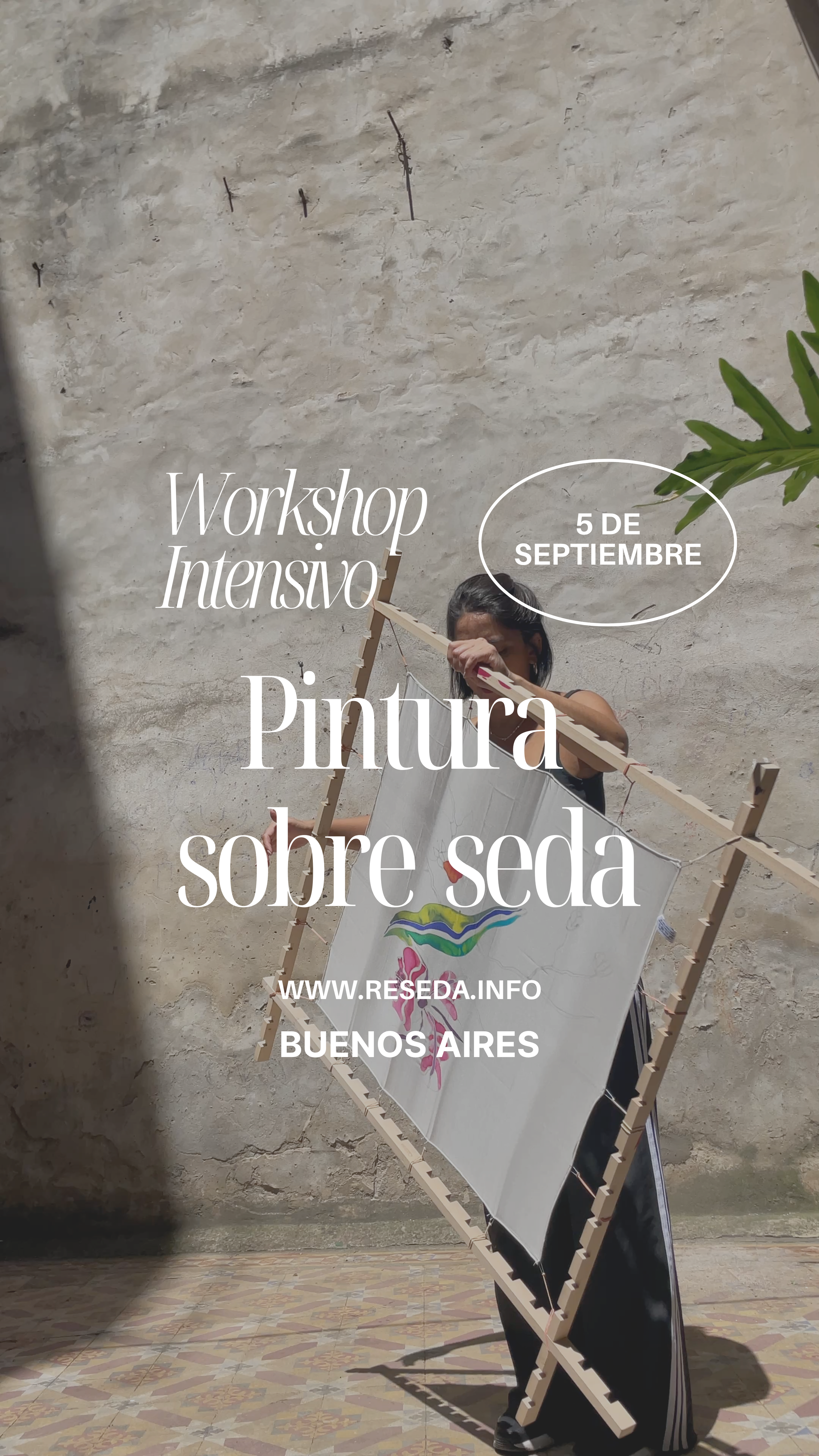WORKSHOP PINTURA SOBRE SEDA
