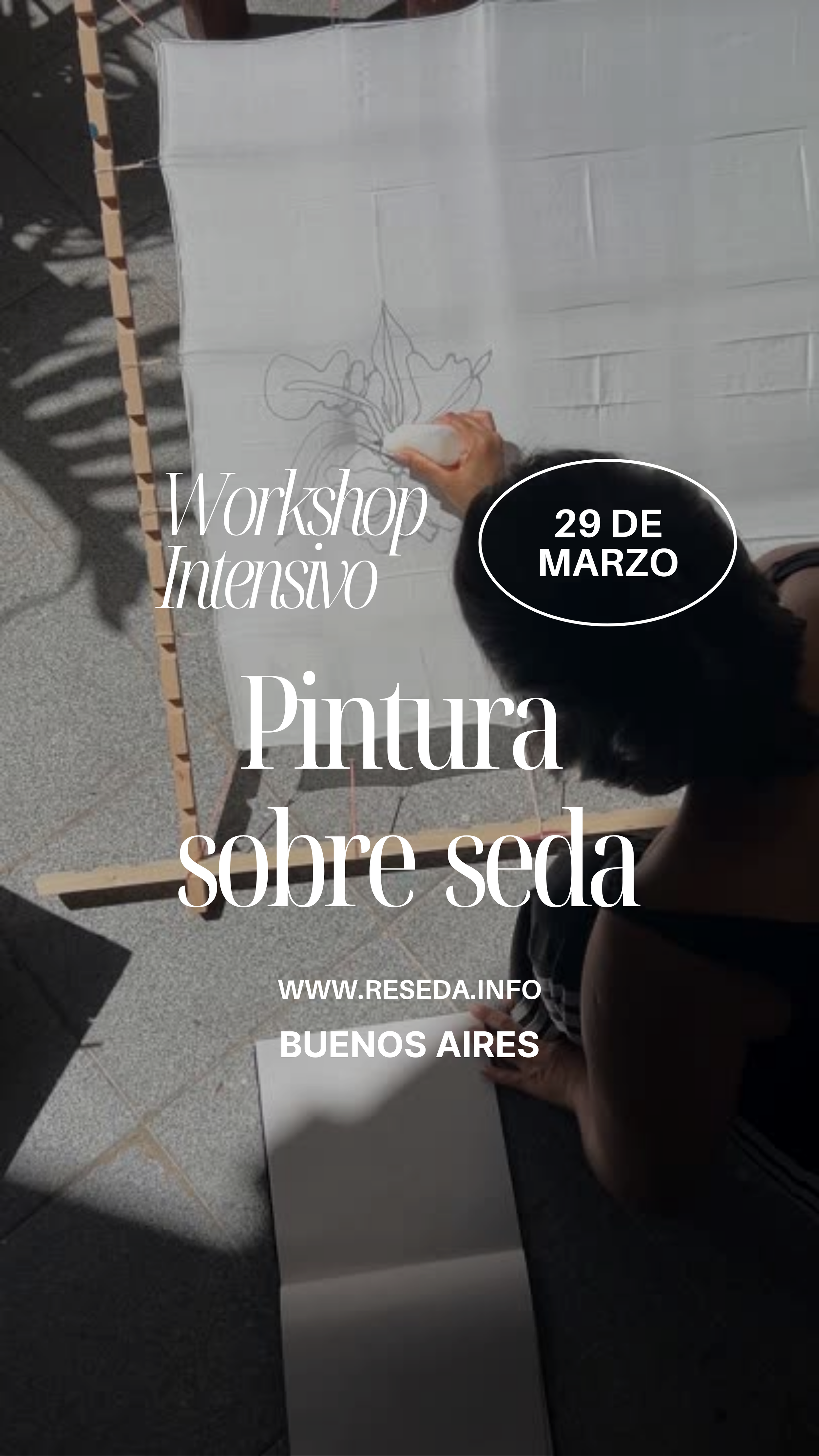WORKSHOP PINTURA SOBRE SEDA - BUENOS AIRES