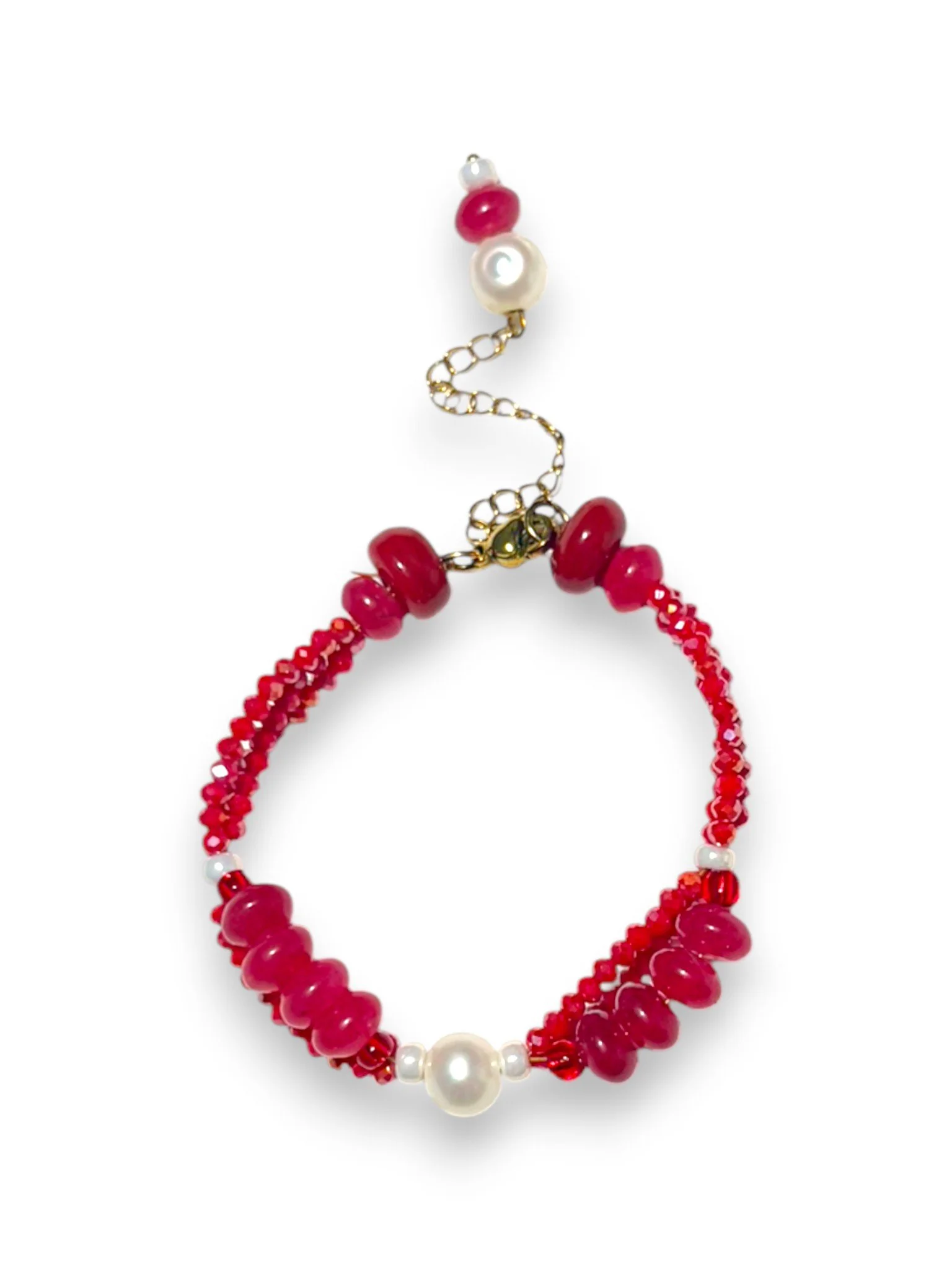 Angel's Three String Beaded Bracelet ⛦✷✧