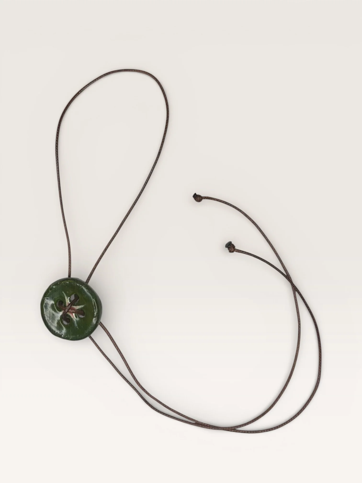 Willow Button Bolo Tie ⚉𓍯𓂃𓏧✮⋆˙