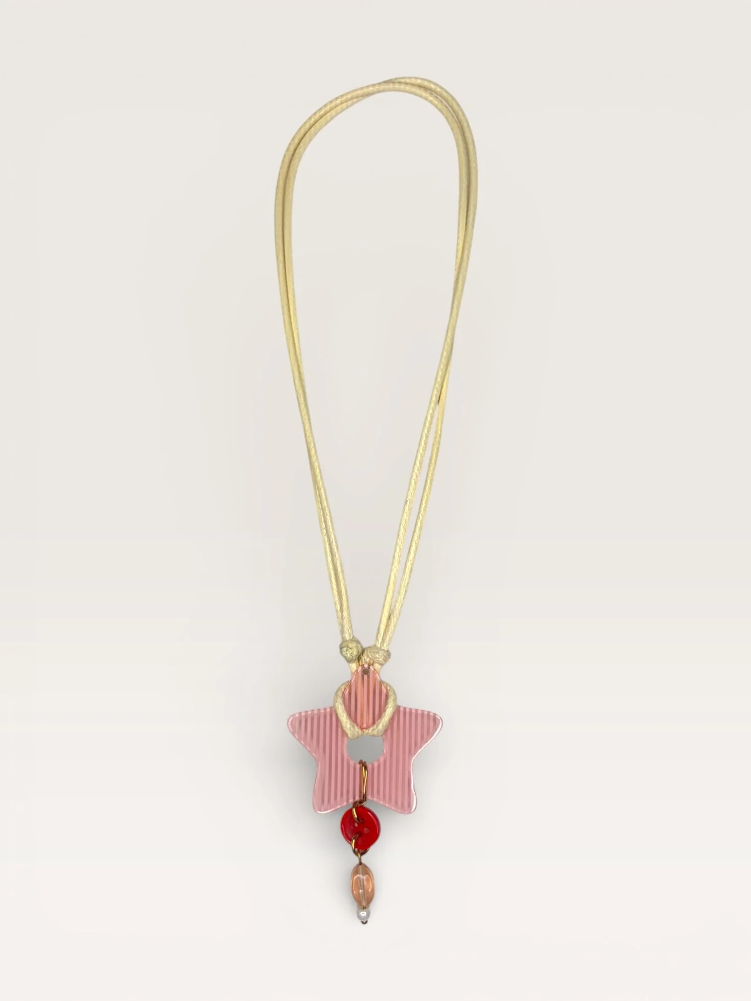 Picnic Cord Button Necklace ⚉𓍯𓂃𓏧✮⋆˙