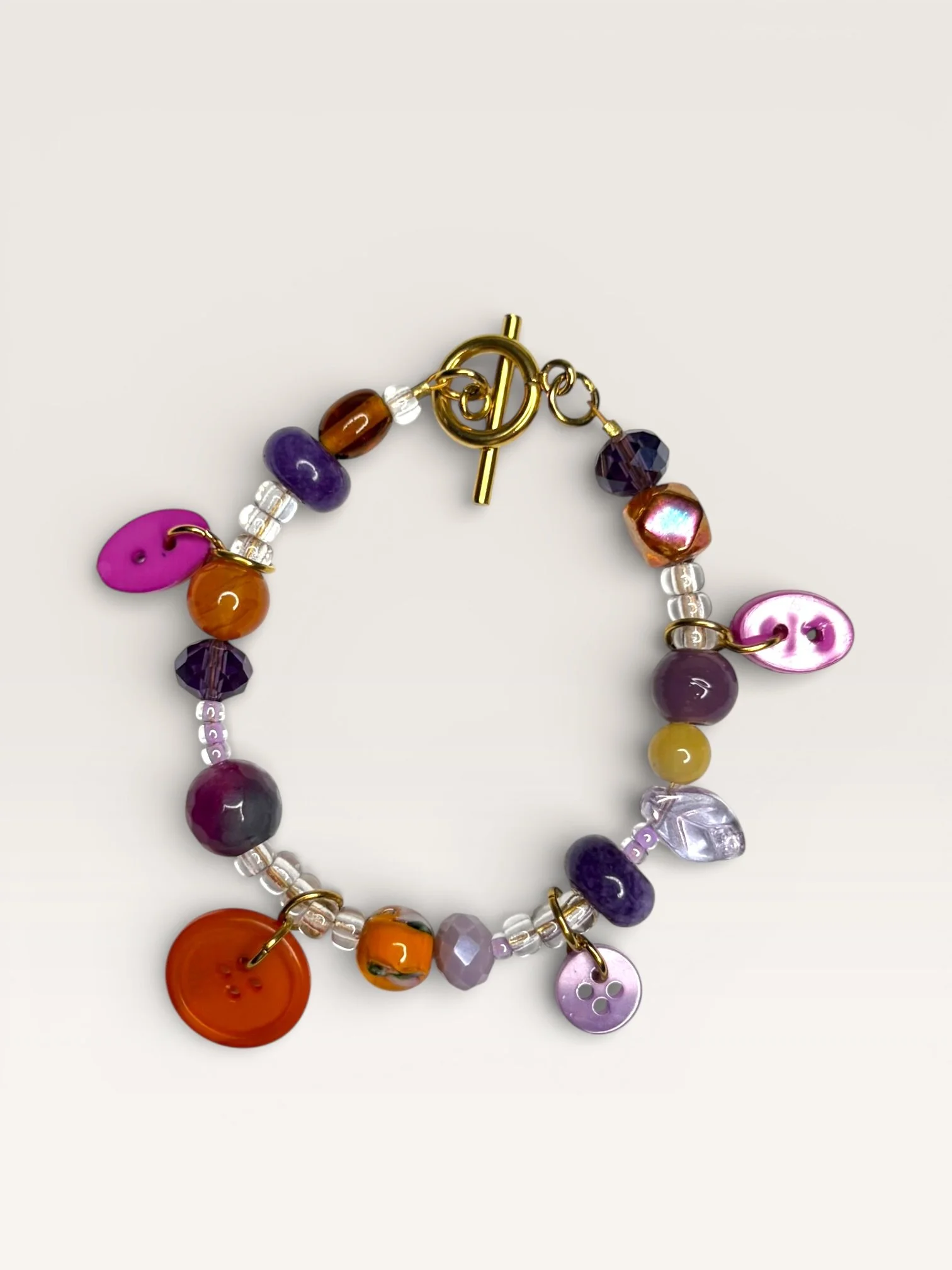 Sunset Button Bracelet ⚉𓍯𓂃𓏧✮⋆˙