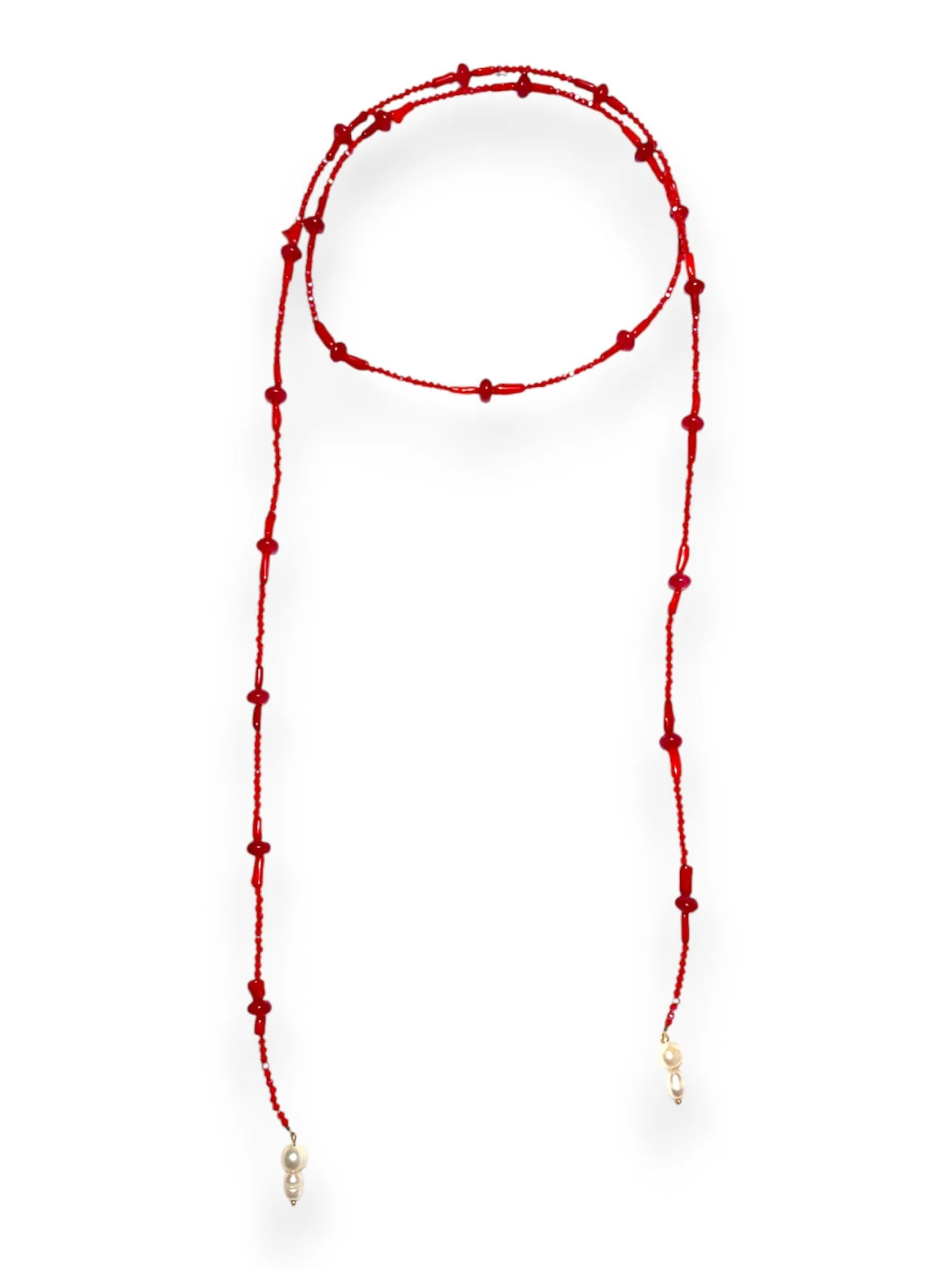 Angel's Wrap-Around Bead Necklace ⛦✷✧