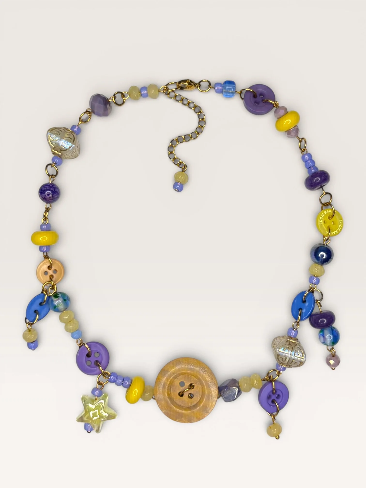 Lullaby Beady Button Necklace ⚉𓍯𓂃𓏧✮⋆˙