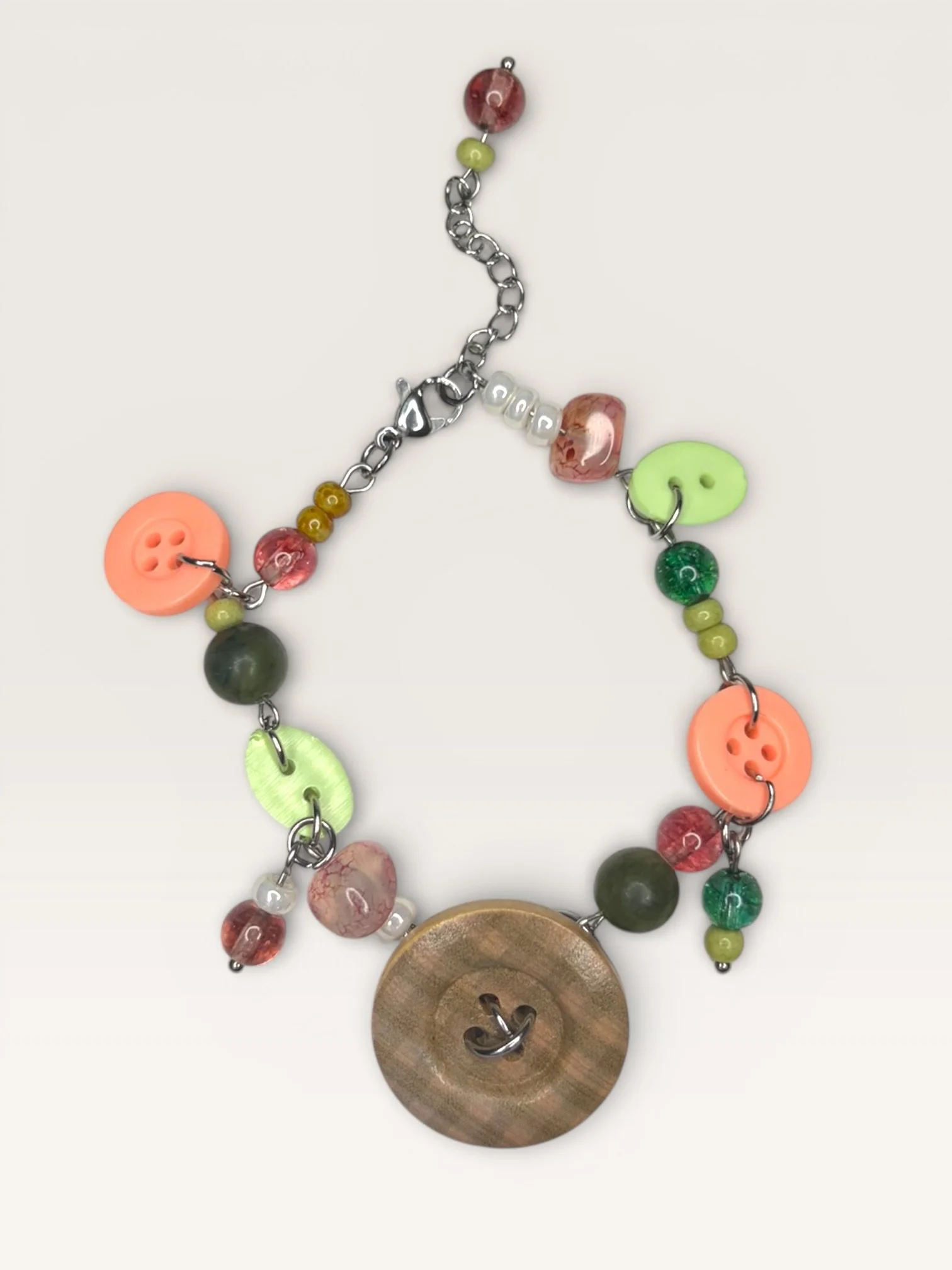 Fawn Big Button Bracelet ⚉𓍯𓂃𓏧✮⋆˙