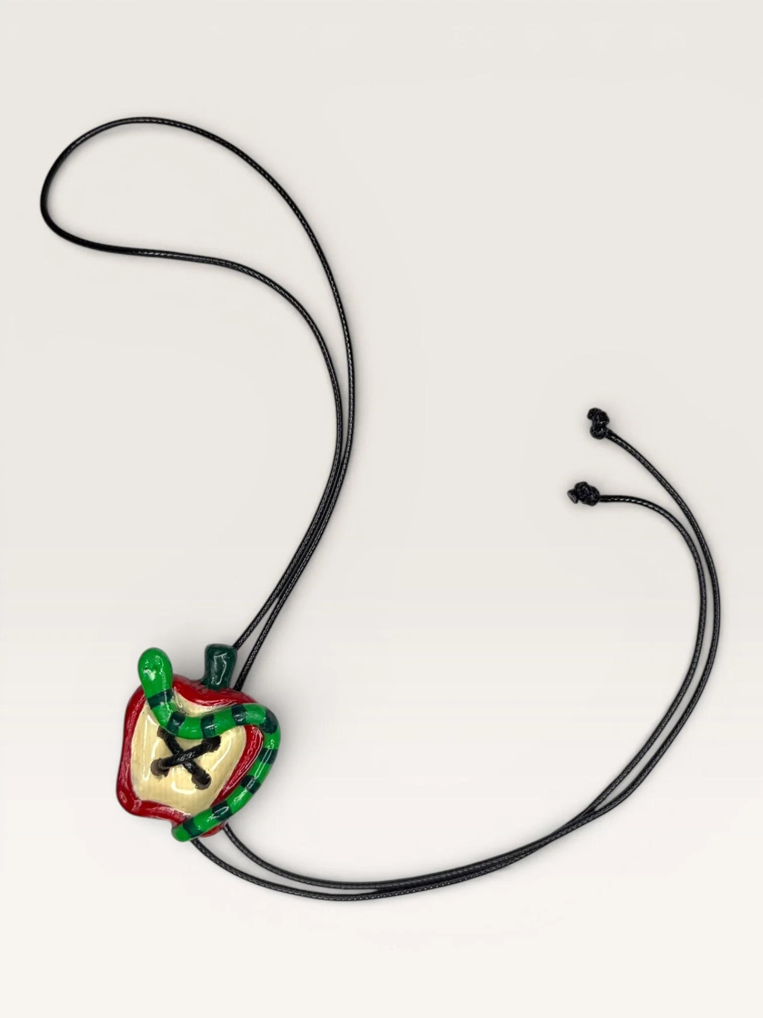 Picnic Apple Bolo Tie ⚉𓍯𓂃𓏧✮⋆˙