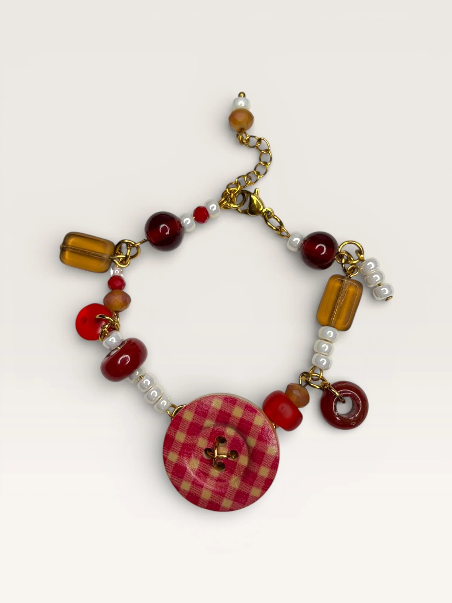 Picnic Big Button Bracelet ⚉𓍯𓂃𓏧✮⋆˙