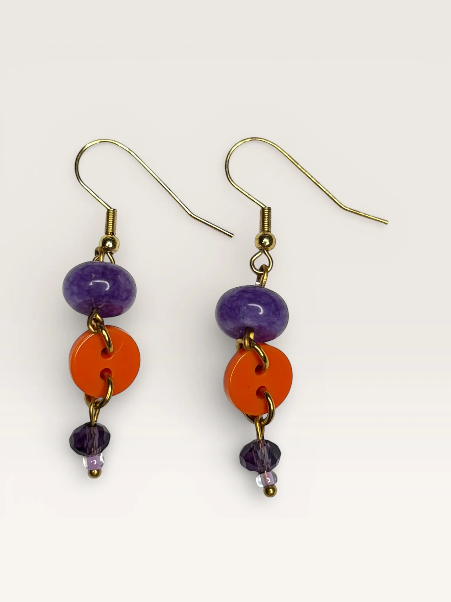 Sunset Button Earrings ⚉𓍯𓂃𓏧✮⋆˙