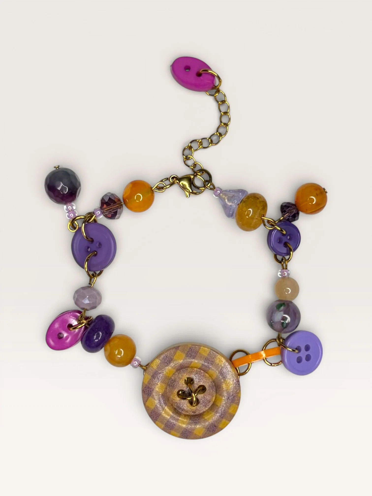 Sunset Big Button Bracelet ⚉𓍯𓂃𓏧✮⋆˙