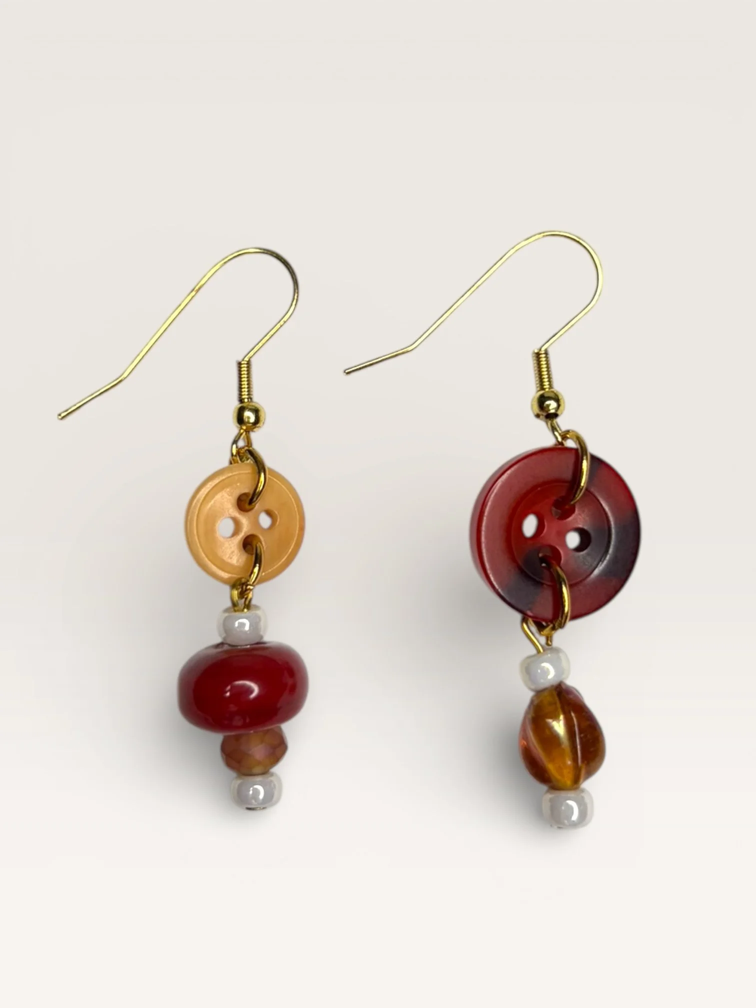 Picnic Button Earrings ⚉𓍯𓂃𓏧✮⋆˙