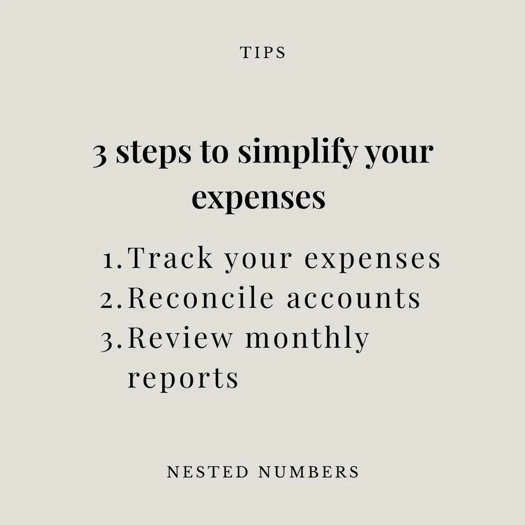 Keeping track of expenses doesn&rsquo;t have to be complicated! 💻💖 These 3 simple steps make it easy to stay organized and stress-free, so you can spend more time on what you love&mdash;your business, your family, or even a little well-deserved &ls