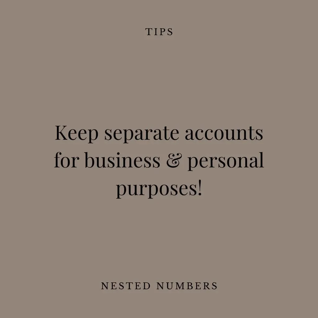 🚨 One common bookkeeping mistake to avoid:&nbsp;mixing personal and business finances.
It might seem easier at first, but combining the two can quickly create confusion, make tax time stressful, and even put your business at risk. 💻

#NestedNumbers