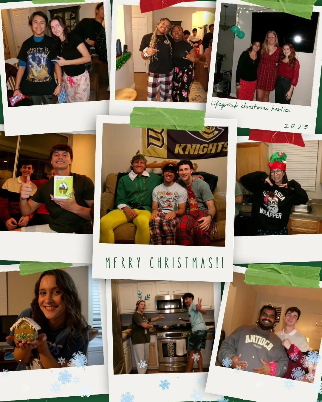 have a holly jolly christmas, xoxo antioch college ministry 🎄❄️🎅🏼☃️