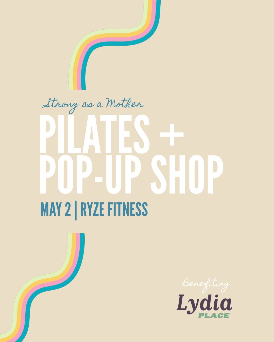 Mark your calendars (and book those classes!) It's time to sweat, sip, snack and start your weekend off with us on May 2nd. 👏🏼💐

⚡️8:30am Total Body Circuit
&bull; Reserve your spot on the Ryze Fitness app as usual

⚡️10:00am Pilates with @phi_laz