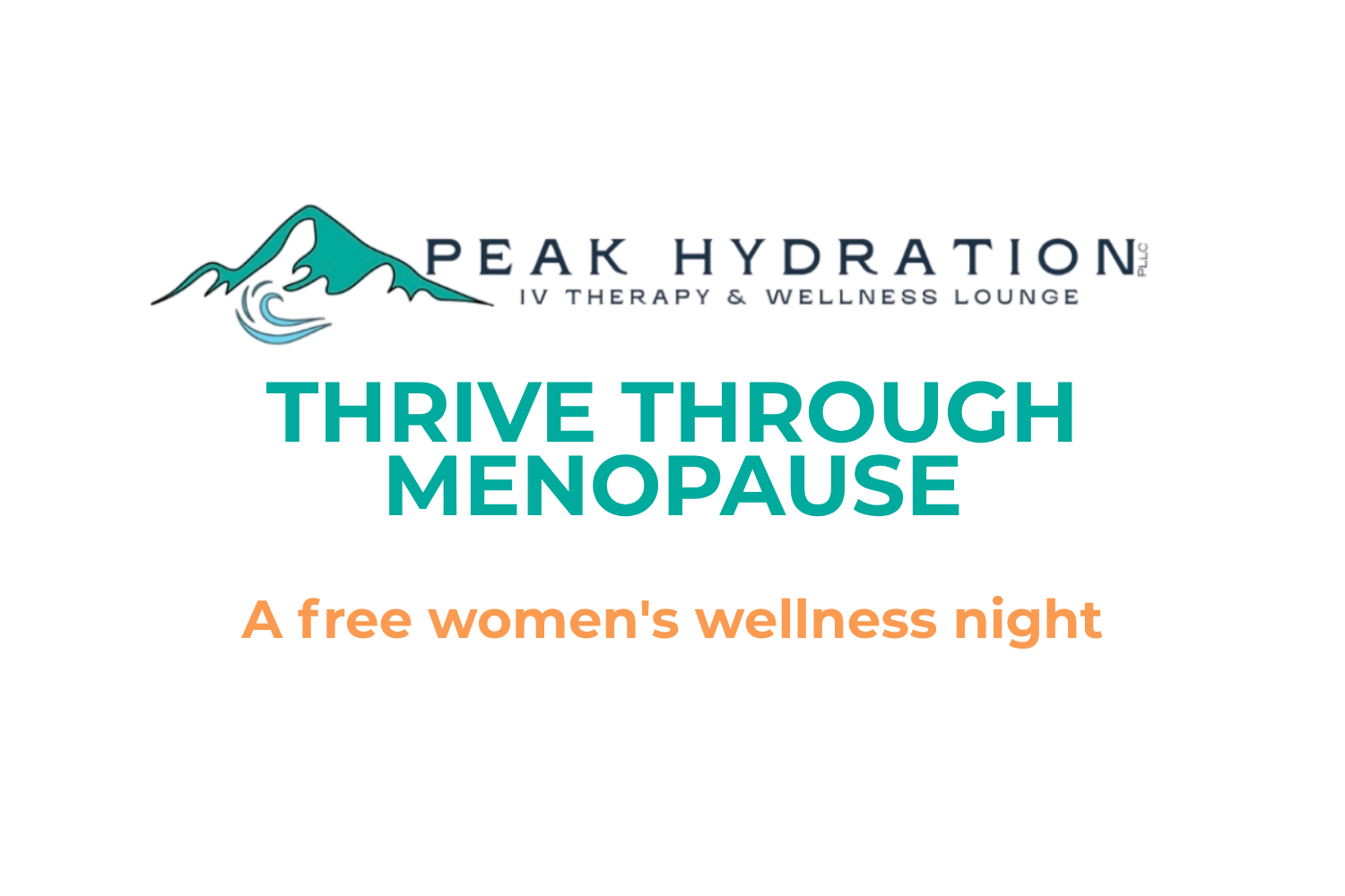 Thrive Through Menopause - Women’s wellness night 