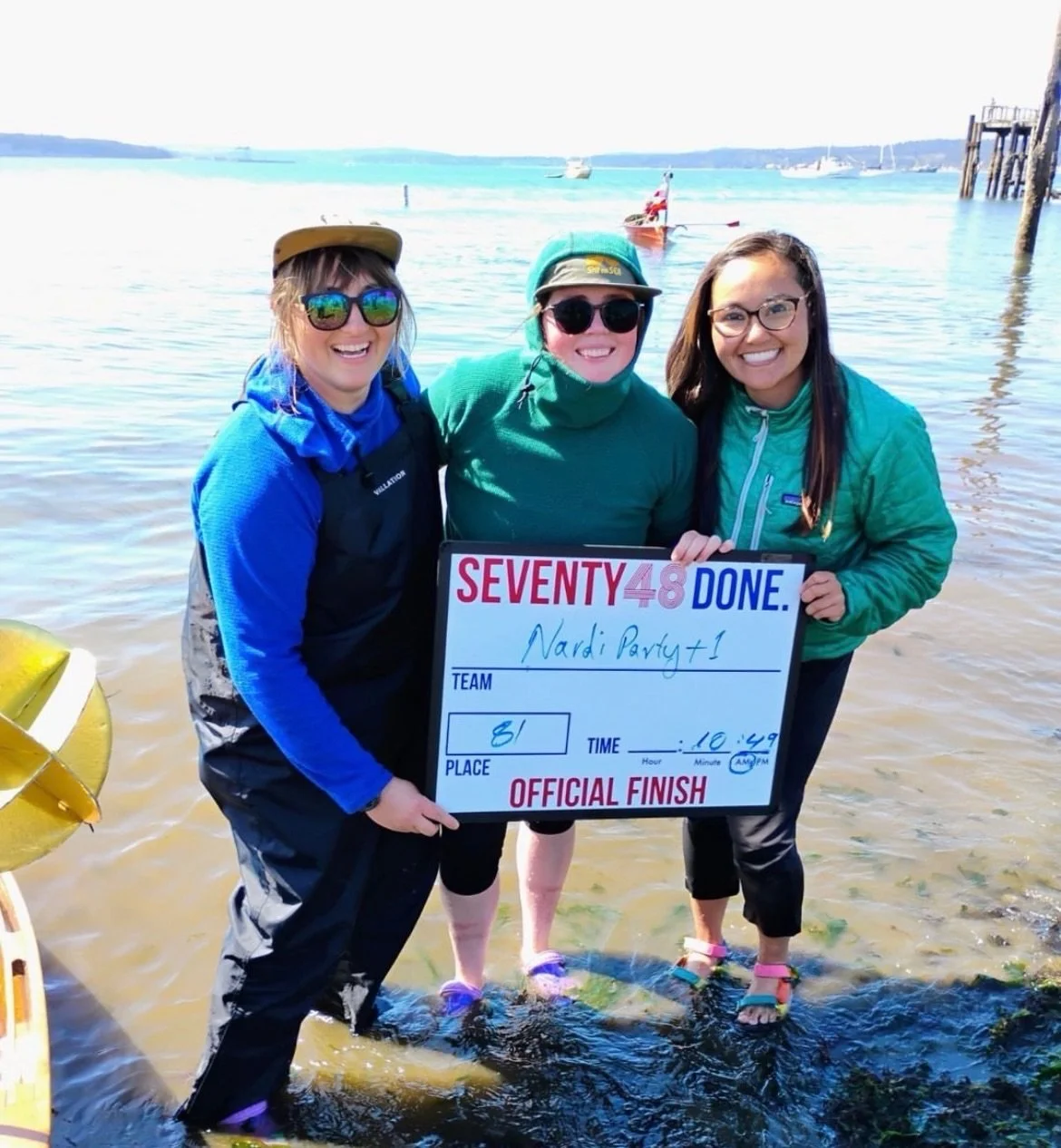 When @katienardi1102 started at Ryze she said she was training for a boat race called Seventy48. This past weekend Katie, her sister Shannon, and her best friend Samantha COMPLETED the 70 mile boat race and we are so proud!! 🛶👏🏼😍

70 miles from T