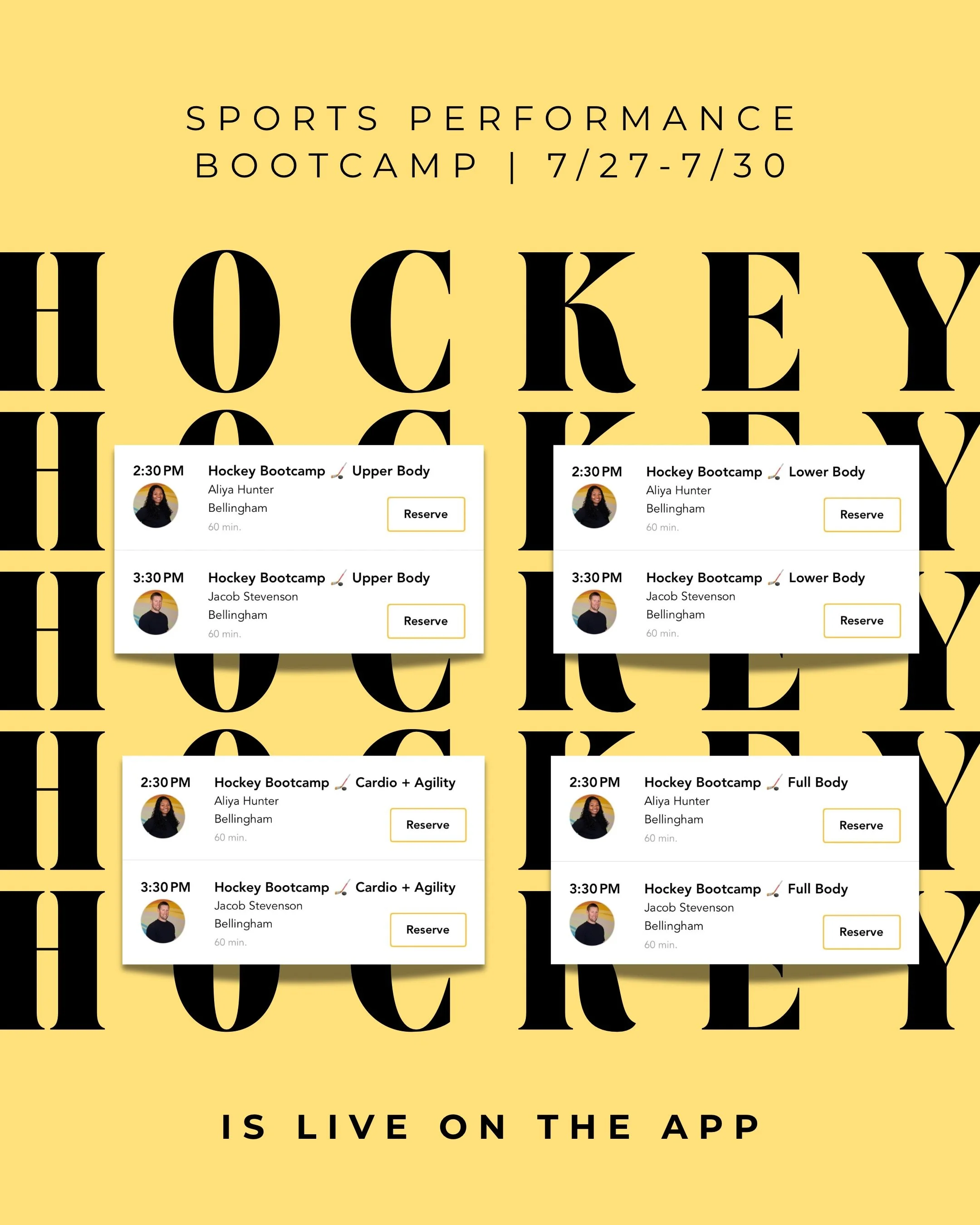 🏒 Calling all hockey athletes!

Get ready to hit the ice stronger than ever at our FREE 4-Day Hockey Sports Performance Bootcamp, happening July 27&ndash;30!

Built for middle and high school players looking to improve strength, speed, power, and ov