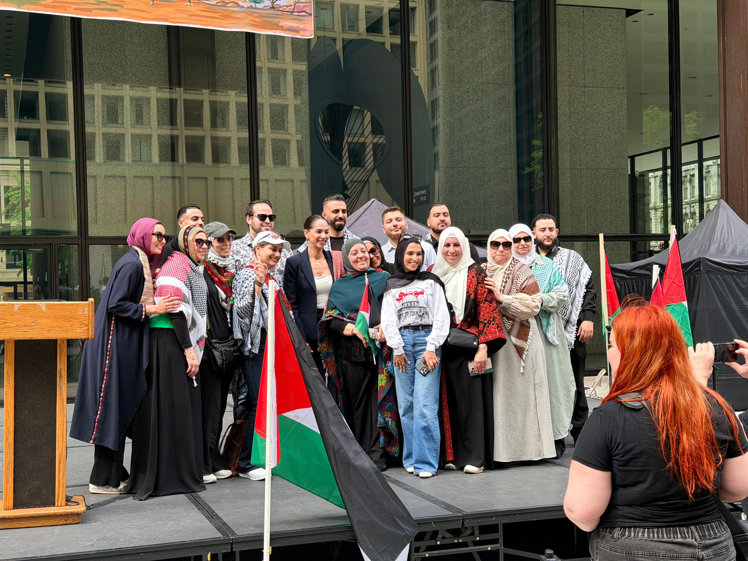 Honoring Resilience and Resistance: 5th Annual Palestinian Flag-Raising Ceremony in Chicago Commemorates Liberation and Self-Determination