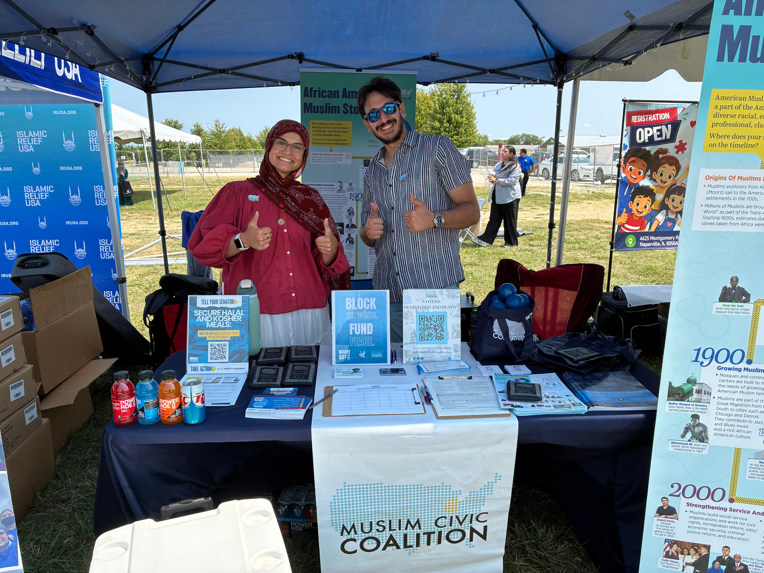 Muslim Civic Coalition Registers Voters at Chicagoland Halal Fest