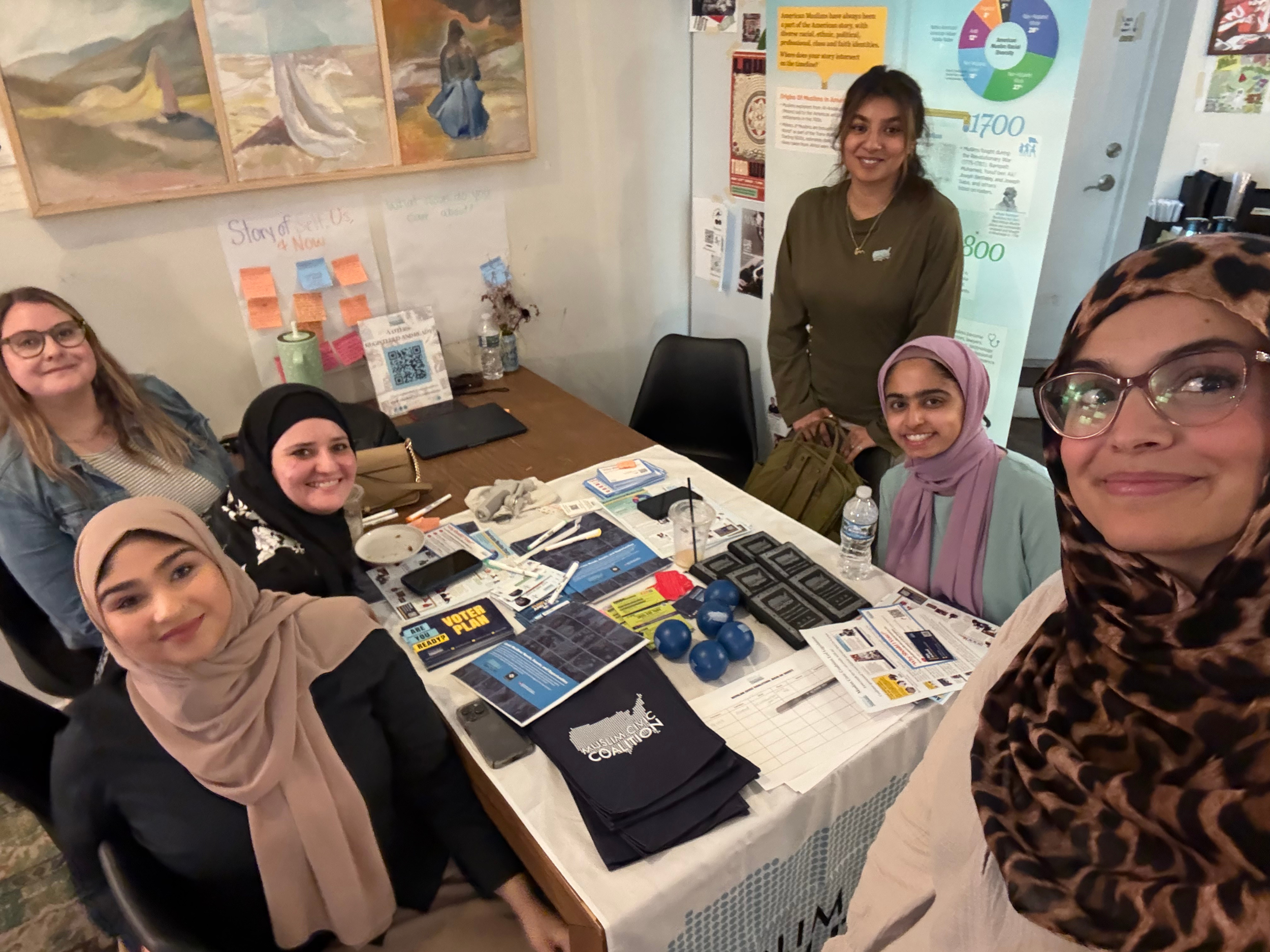 Muslim Civic Coalition Hosts American Muslim Story Workshop at Nabala Cafe