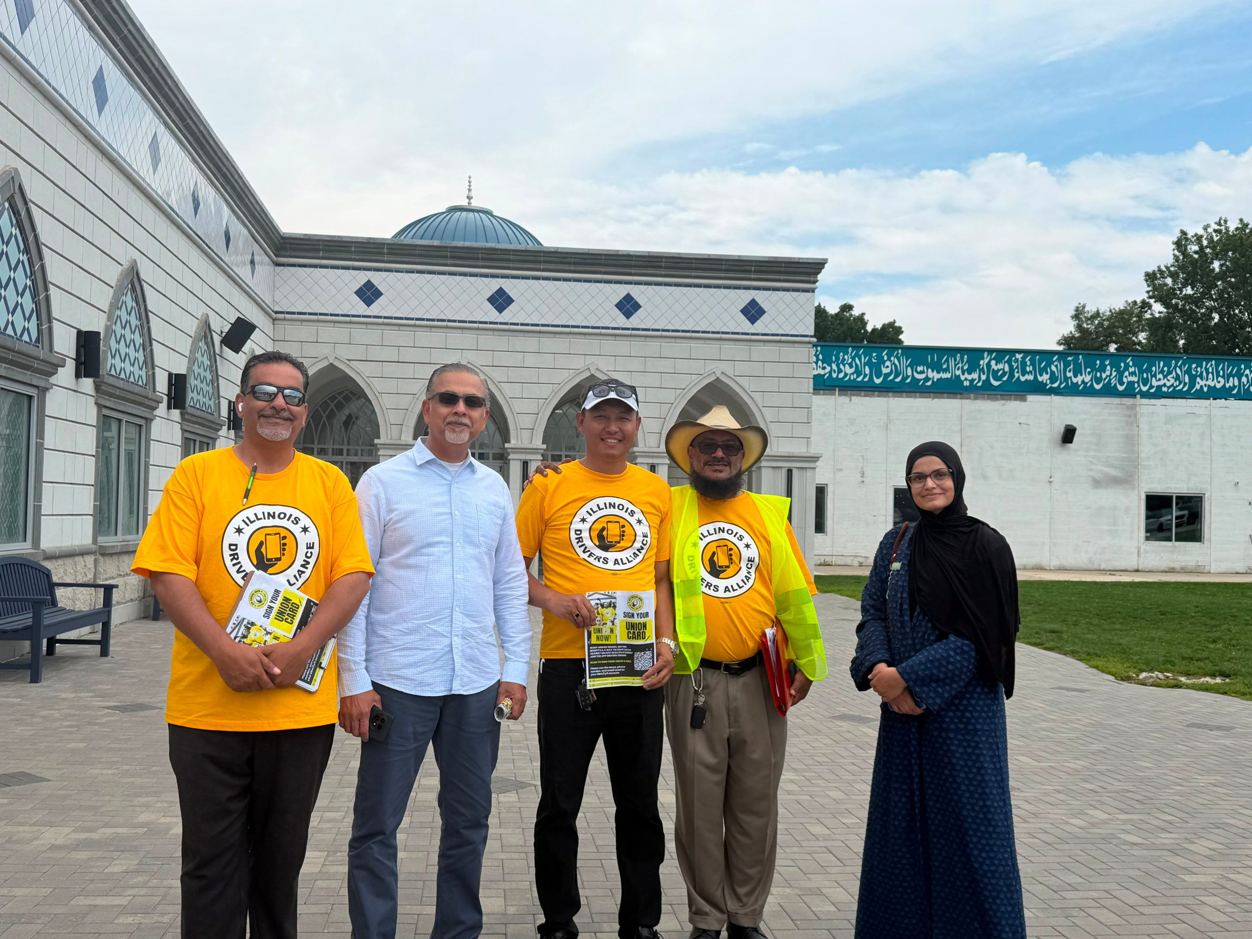 Muslim Civic Coalition Marks Labor Day by Helping Rideshare Drivers Build Their Union