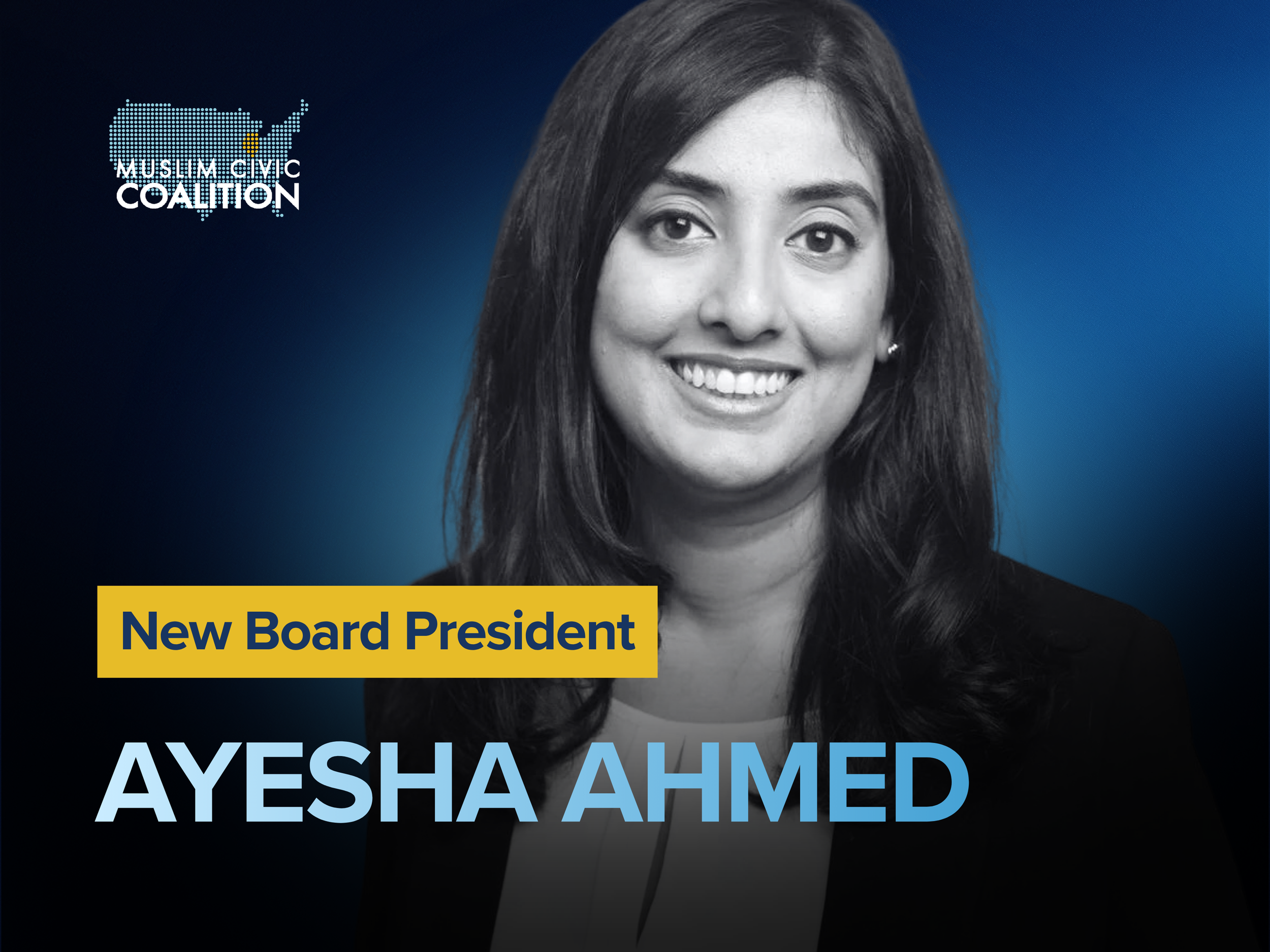 Muslim Civic Coalition Announces New Board President as it Charts Next Chapter During Critical Civic Moment