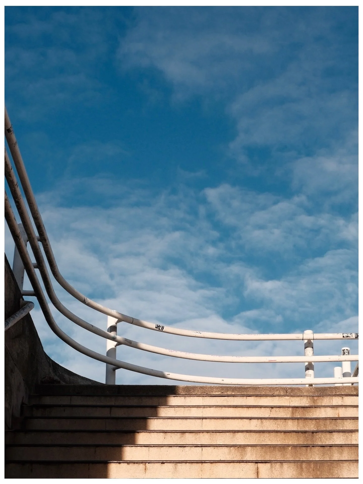 delicious lines curves blue sky texture light - swipe to the end for the full staircase

Fujifilm X-T50 // XF 27mm F2.8
- 
#fujifilm #xt50 #fujifilmxt50 #sooc #xf27mmf28 #fuji #fujifeed #fujixseries #fujilove #fujifilmxseries #fujix #fujicolor #fujix