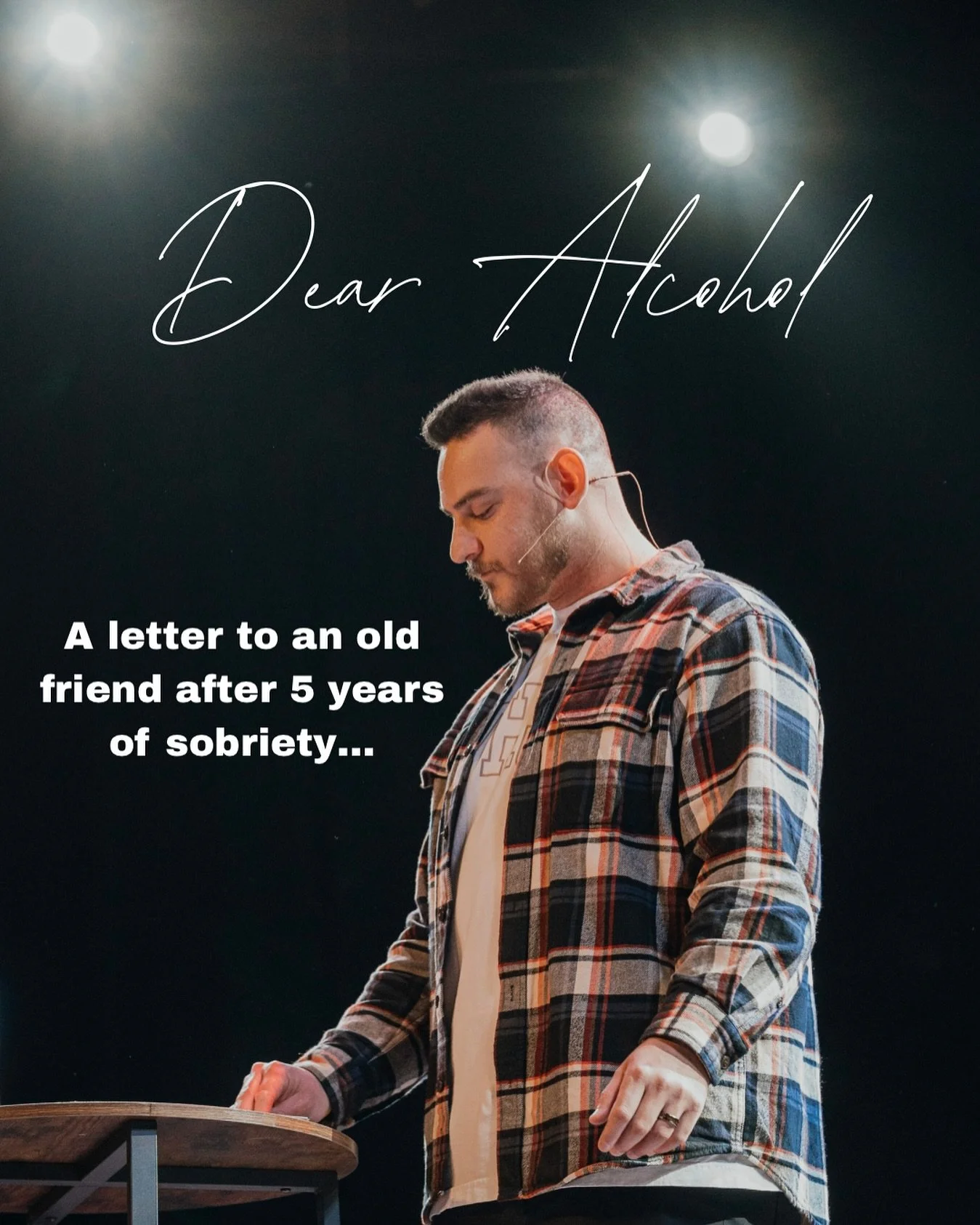 Dear Alcohol,

I know that we used to have some fun times, but truth be told my life has been so much better without you. I have a son now! His name is Josiah and he is my pride and joy. He loves Jesus with all his heart and sings songs of worship al