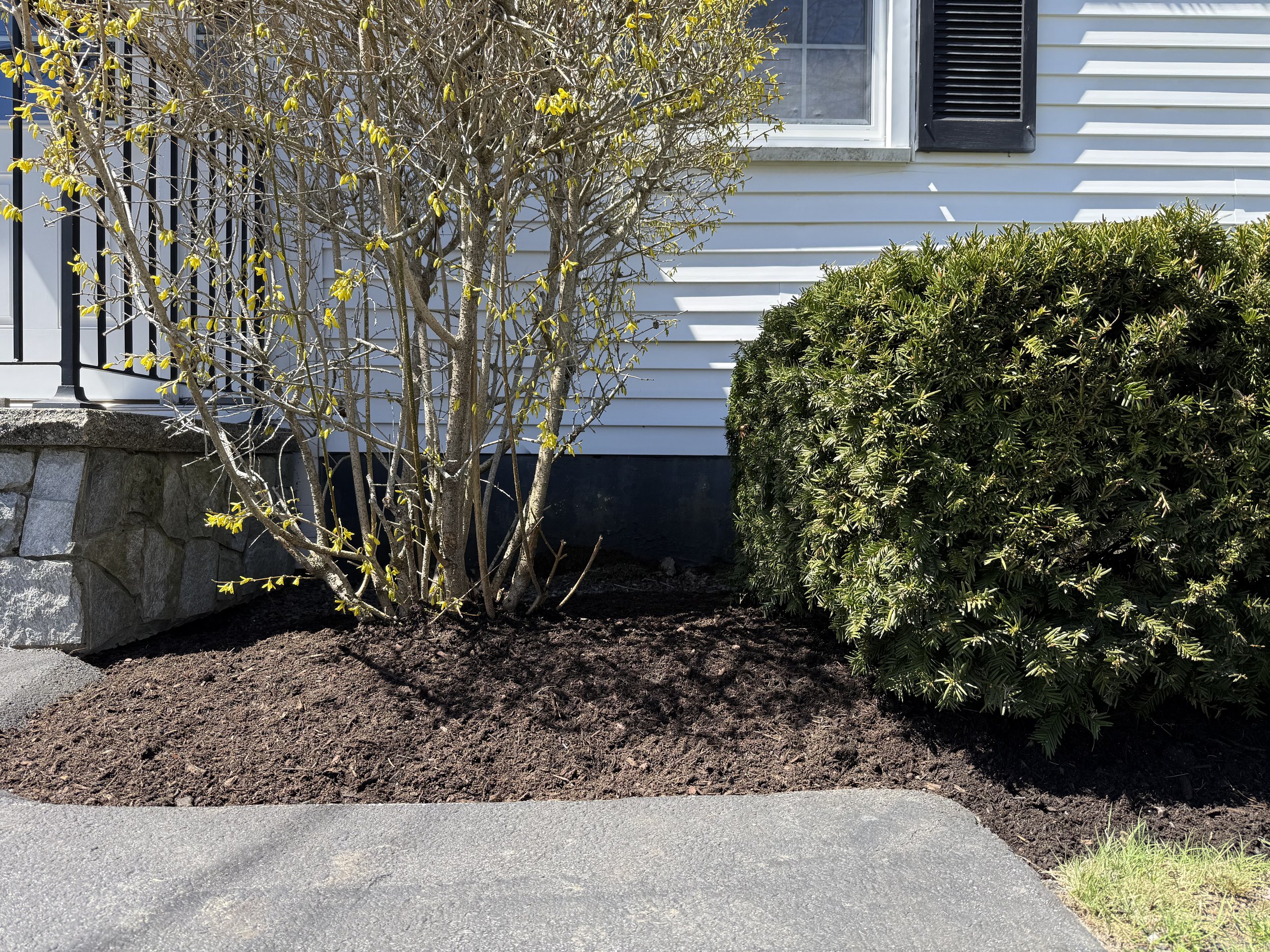 Spring Clean, Crisp Edge + Mulch