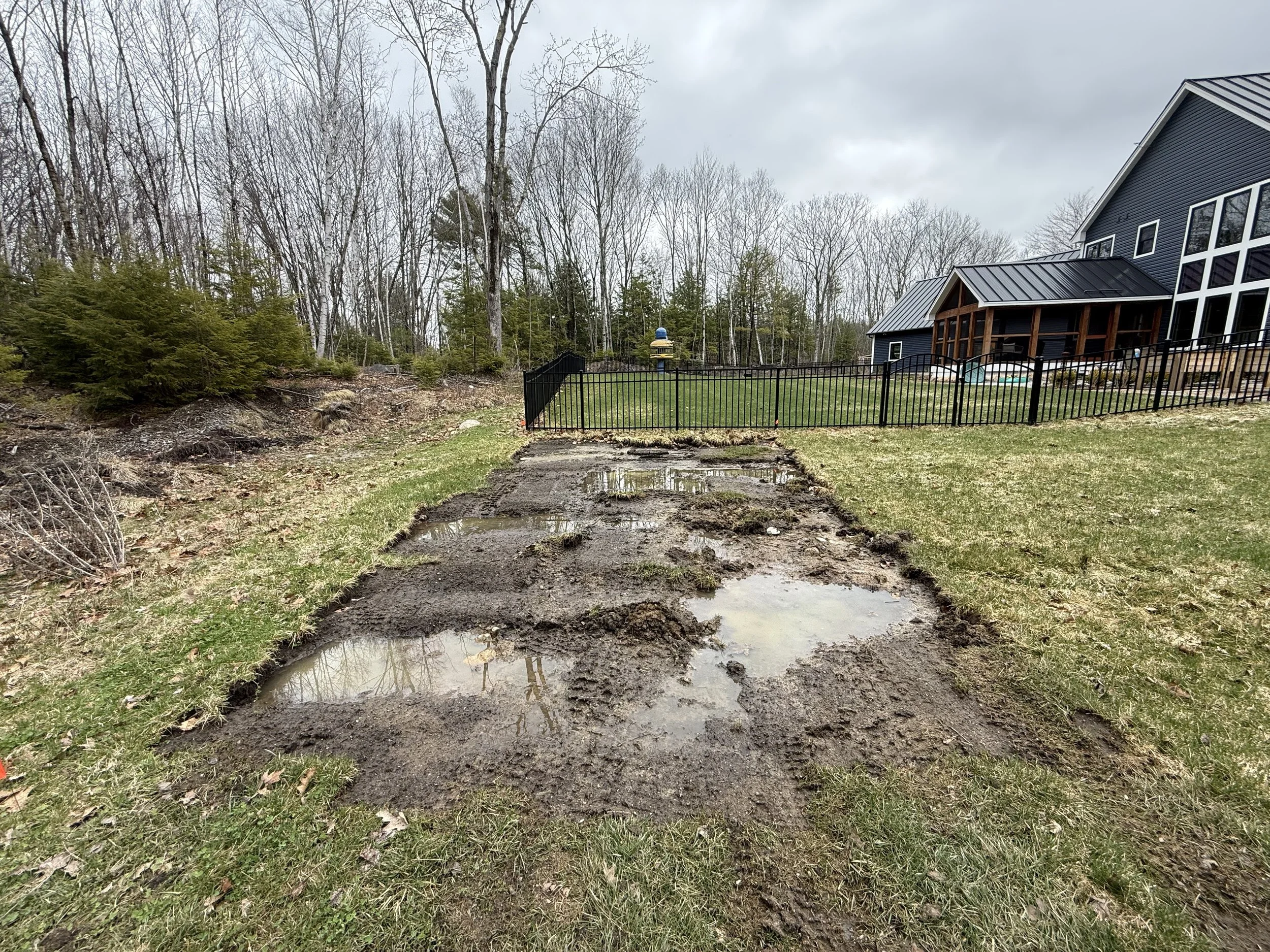 Vegetable Garden Install; before