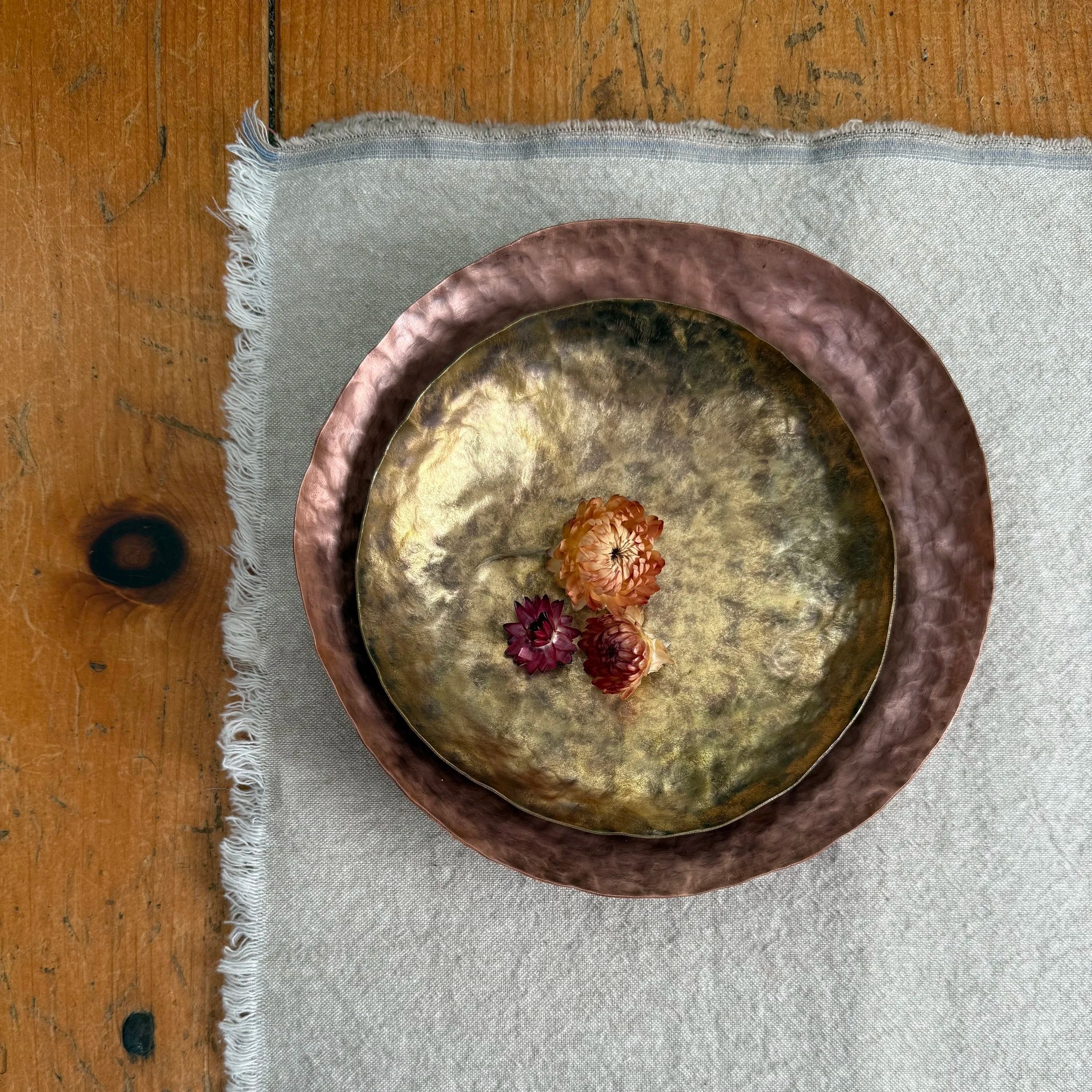 Bowl Set - Copper & Brass