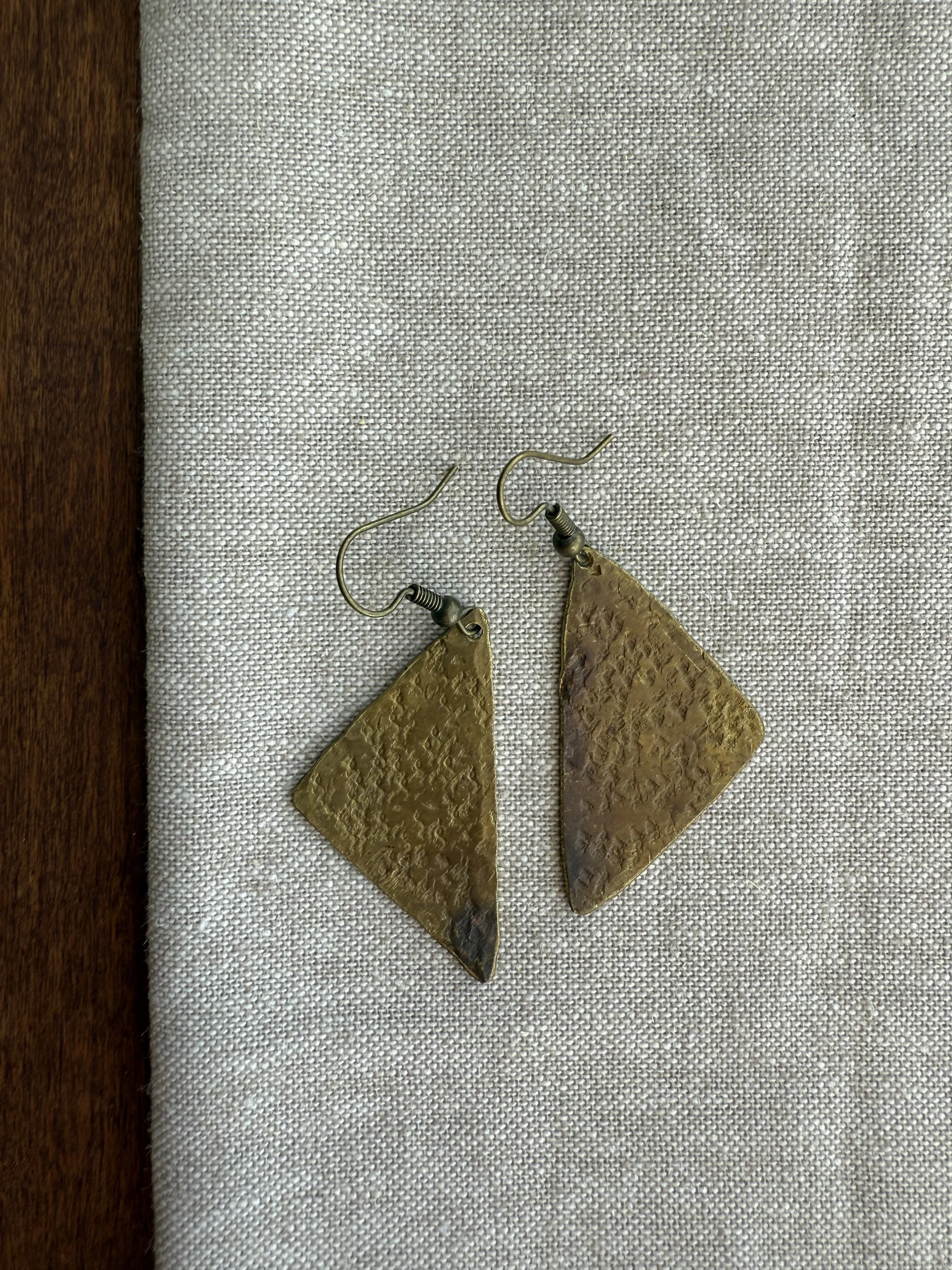 Brass Earring