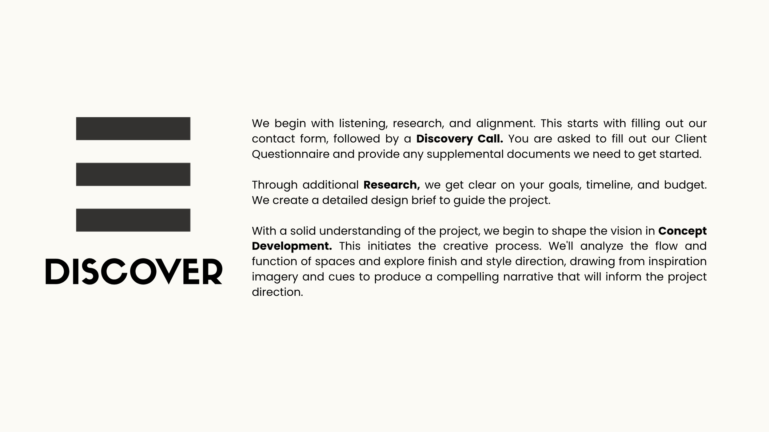 insight: our DISCOVER phase 