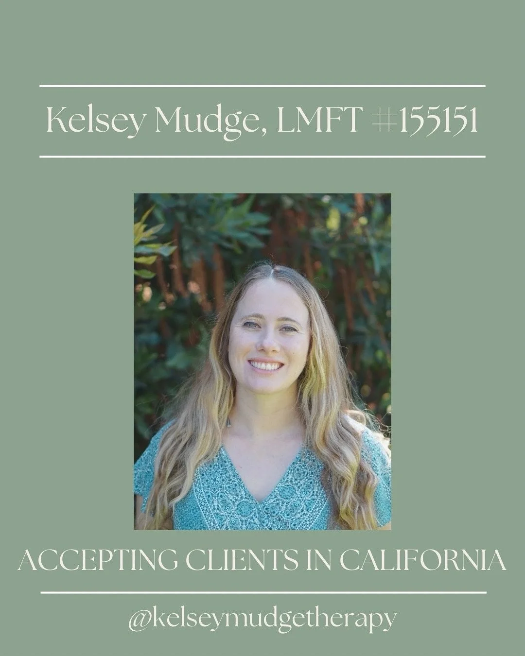 I am accepting new clients in California! If you are a woman or teen looking for a therapist to help you with managing anxiety or addiction, let&rsquo;s talk! Check out my link to schedule a free consultation. #therapy #californiatherapist