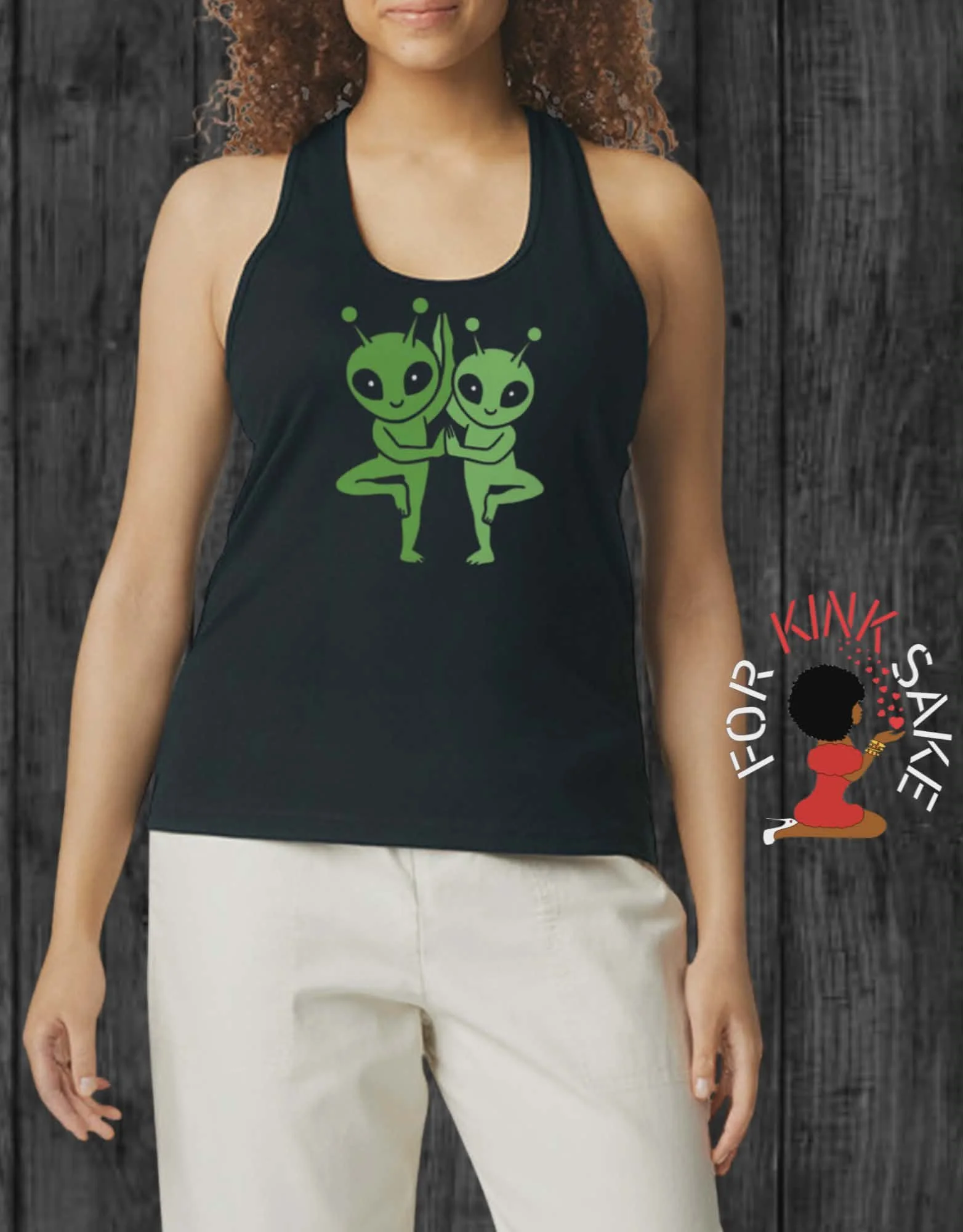 Alien Buddies Racerback Tank Top