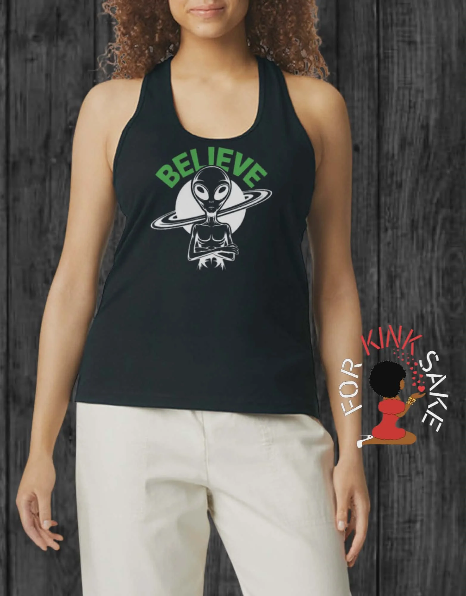 Believe Racerback Tank Top
