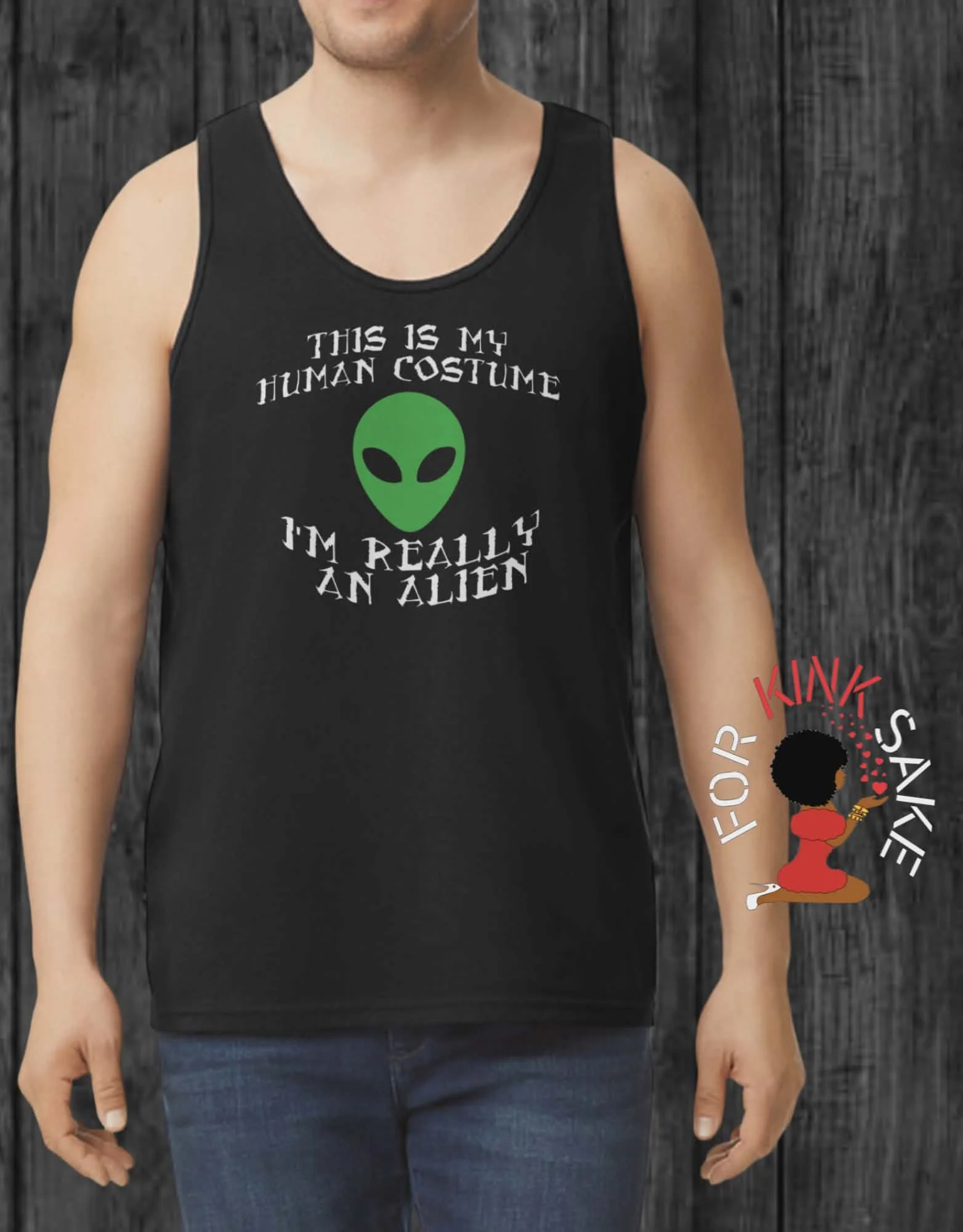 Human Costume Tank Top
