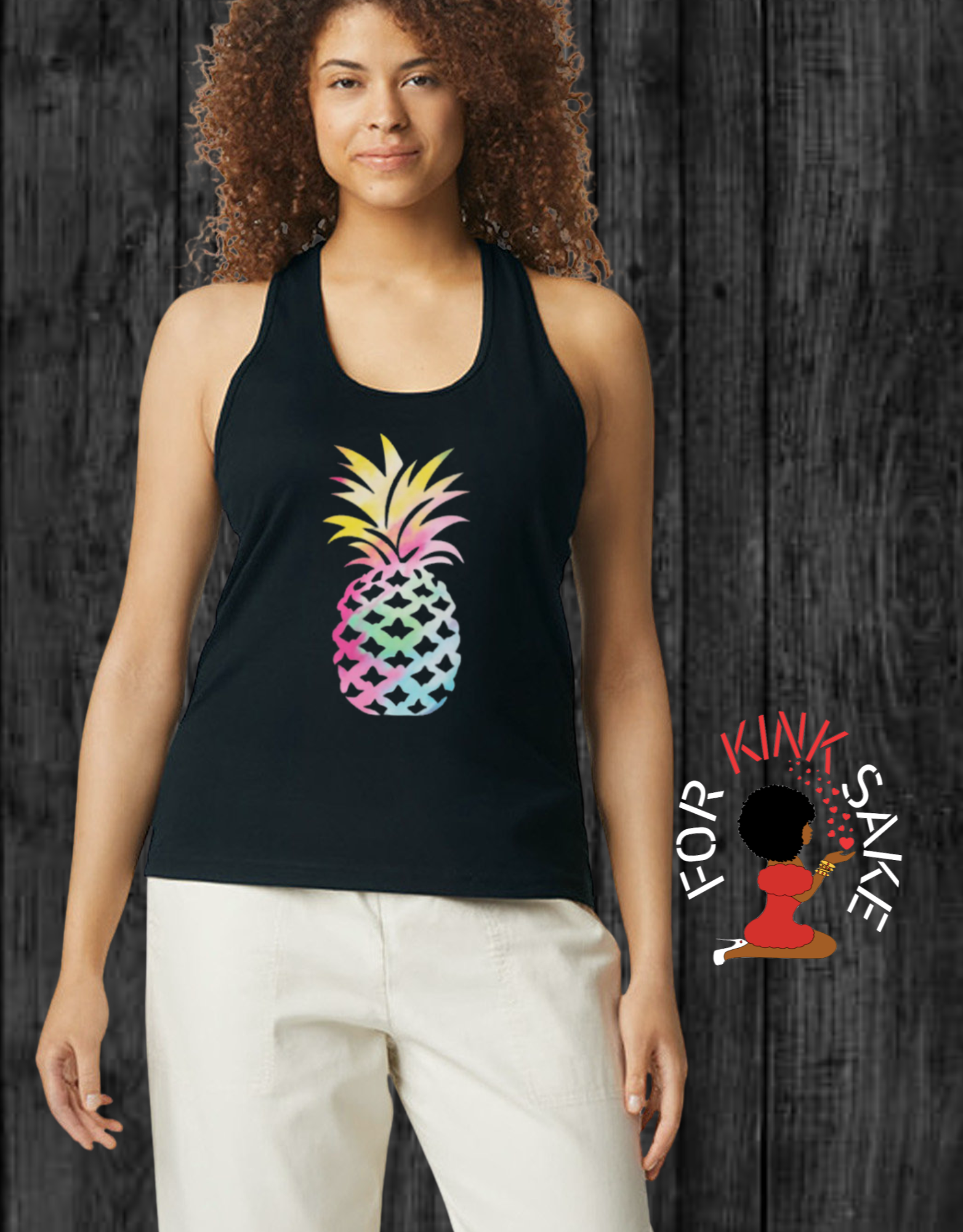 Pineapple Racerback Tank Top