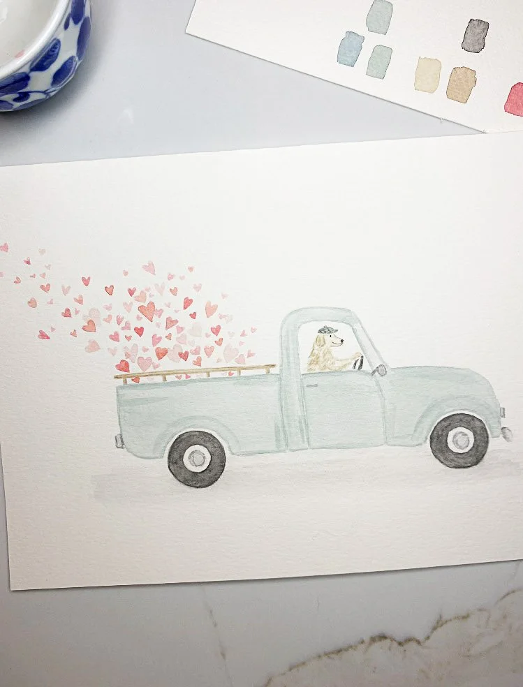 watercolor artwork