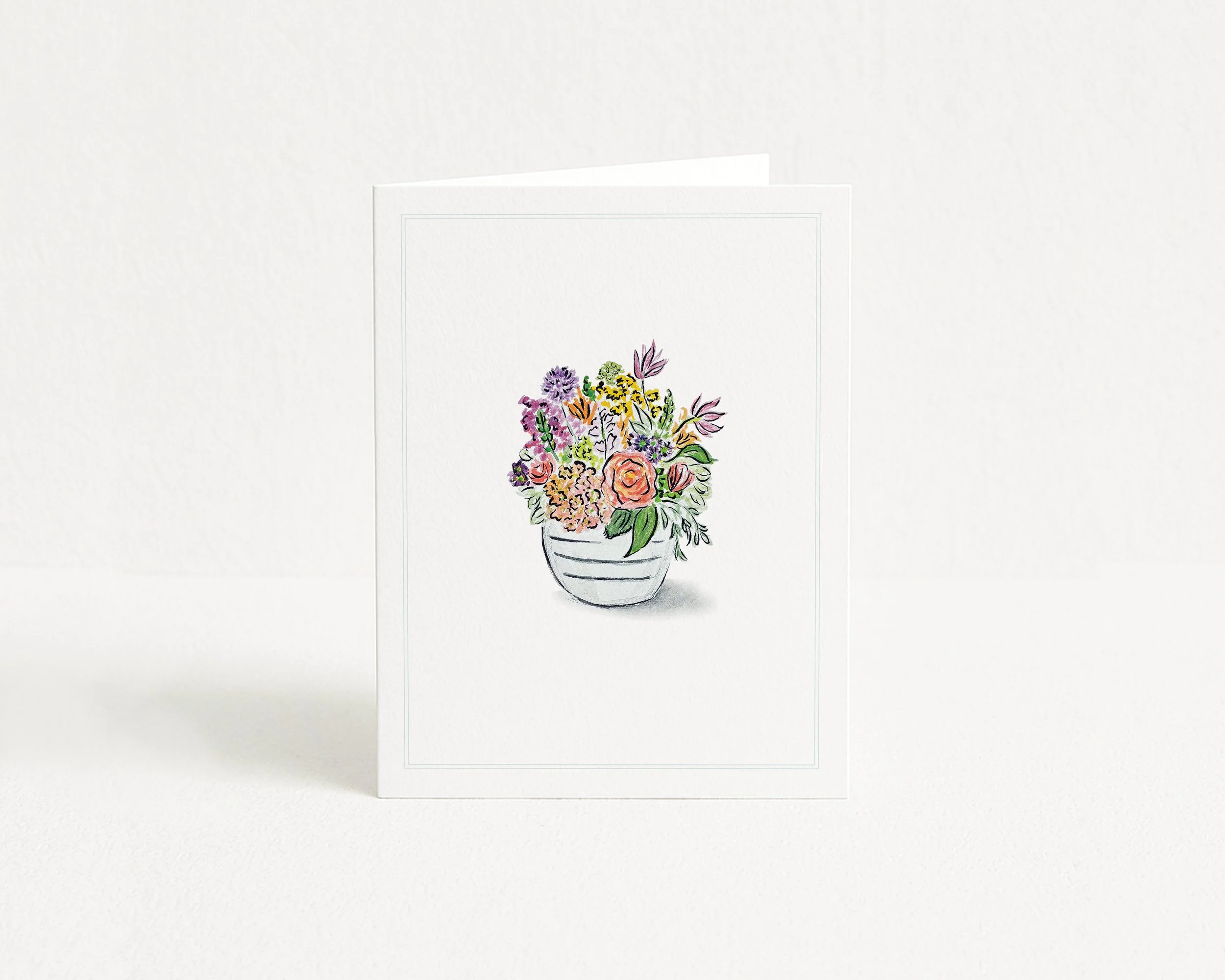 Spring Bouquet notecard