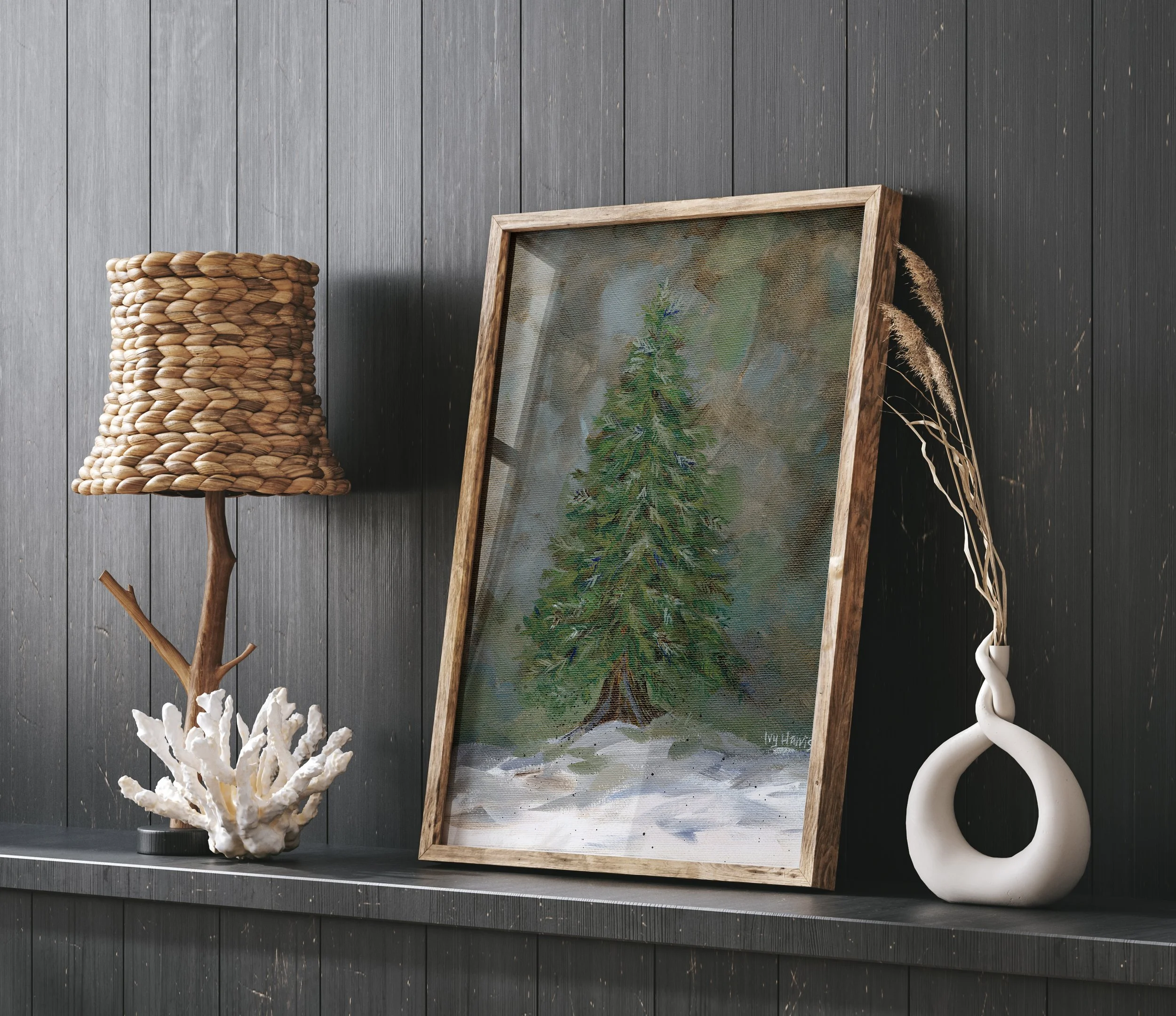 "Winter Fir" Print