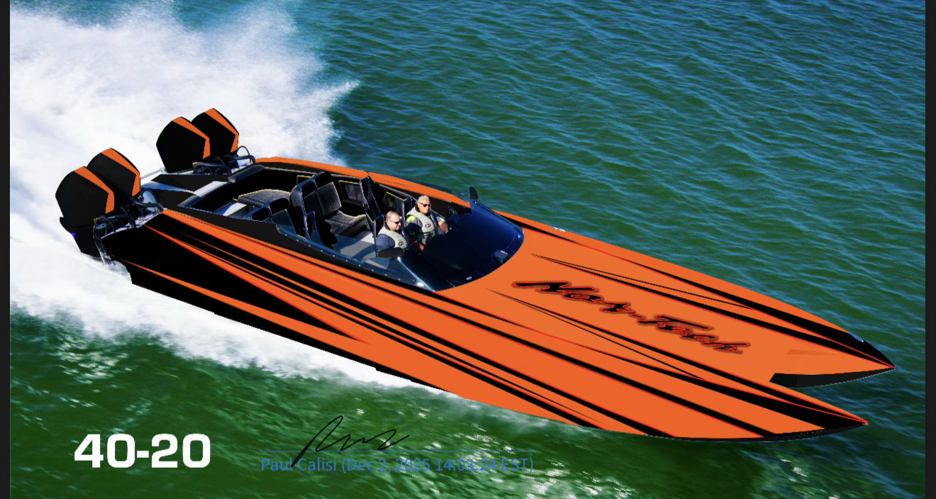 2027 Nor-Tech 4000 Roadster Outboard