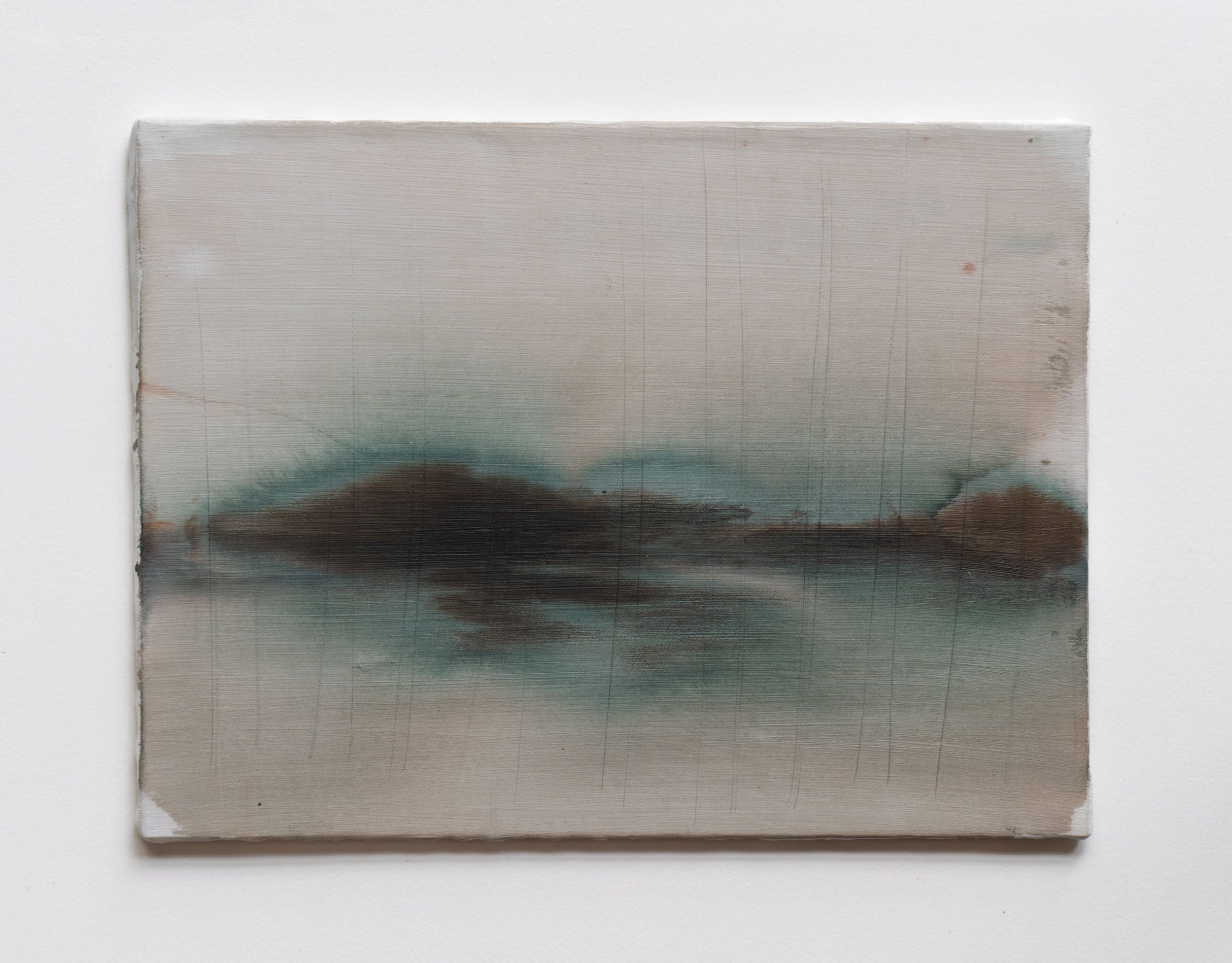 Islands. 150x200mm. Acrylic on genuine gesso on board.