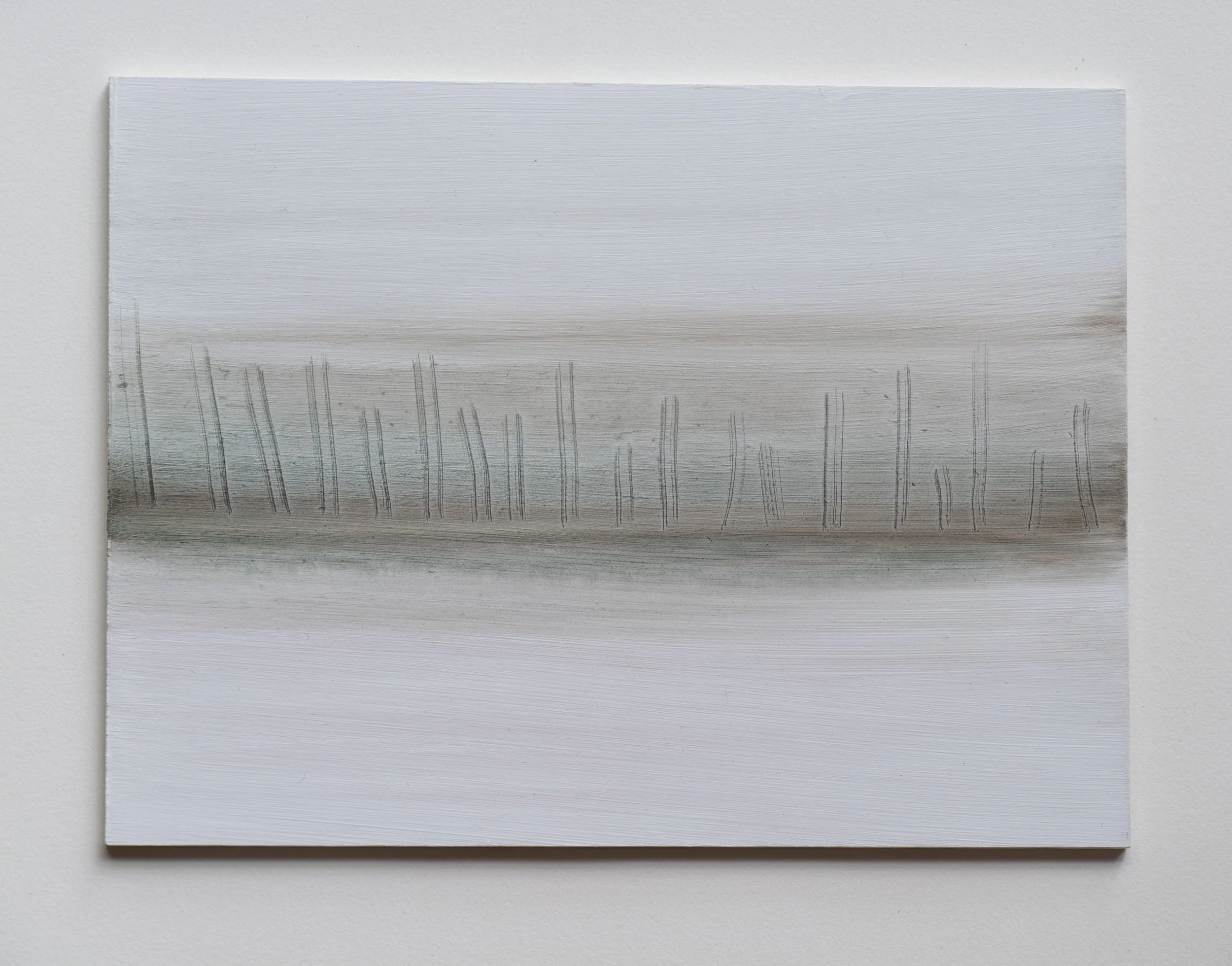 Quietude. 150x200mm. Acrylic on board.