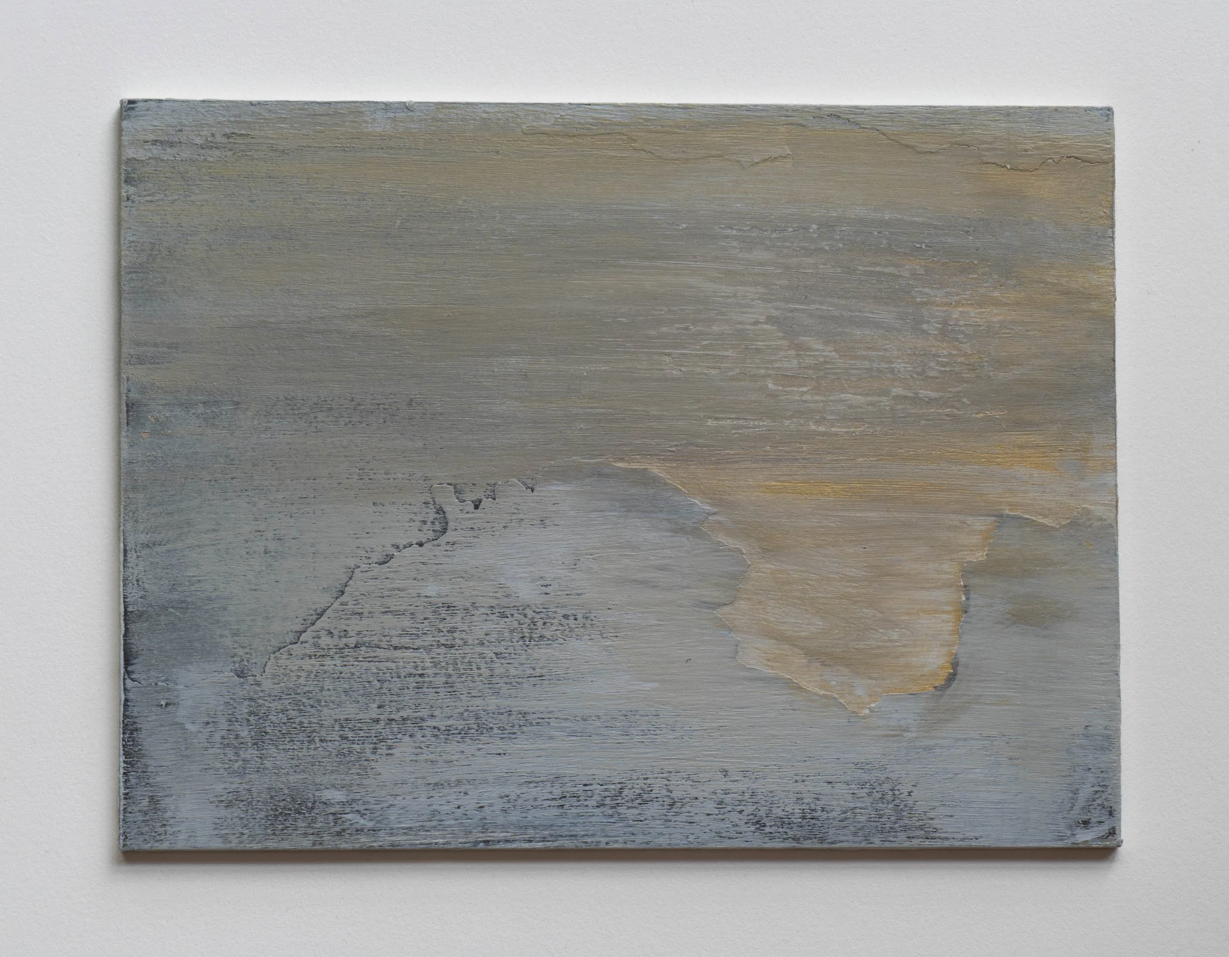 Molten. 150x200mm. Acrylic on board.
