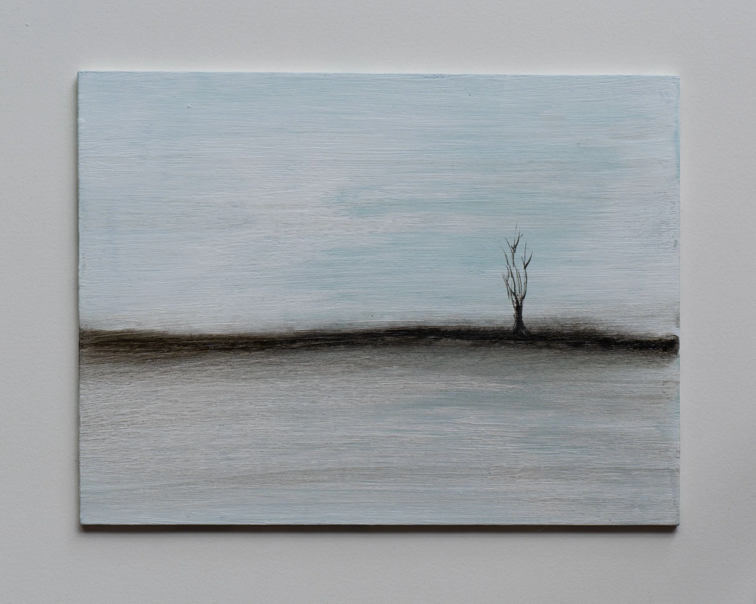 Lone tree. 150x200mm. Acrylic on board.