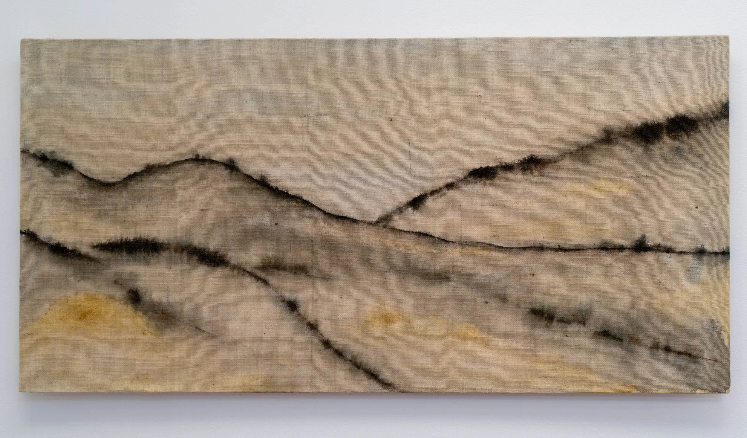 Organic. 600x1200mm. Acrylic on hessian laid on board.