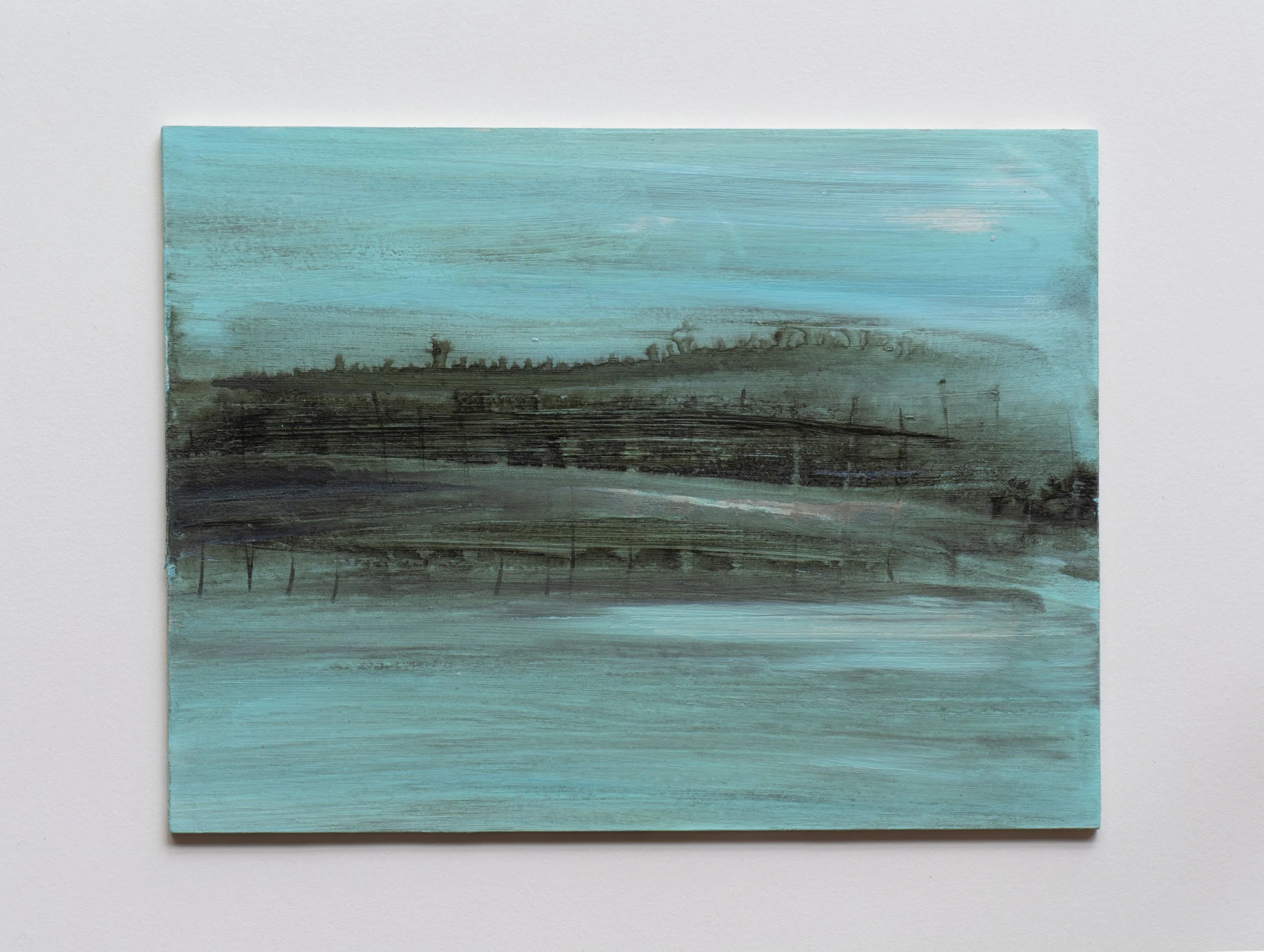 In the distance. 150x200mm. Acrylic on board.