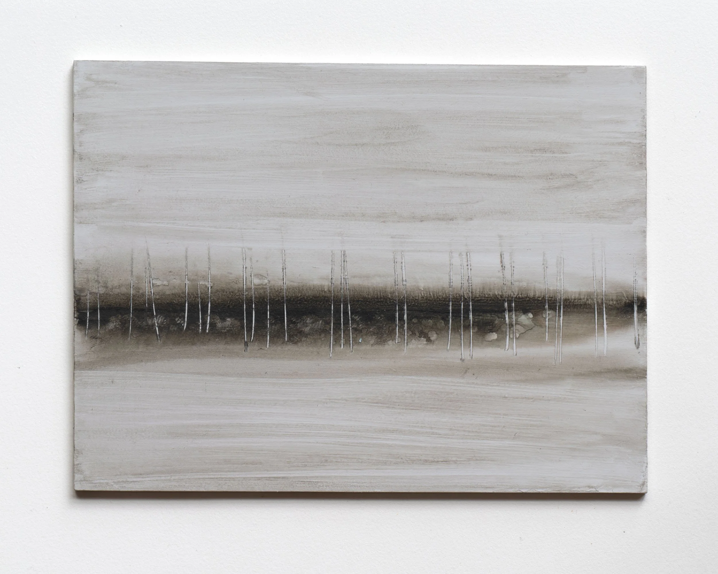 A place to be still. 150x200mm. Acrylic on board.